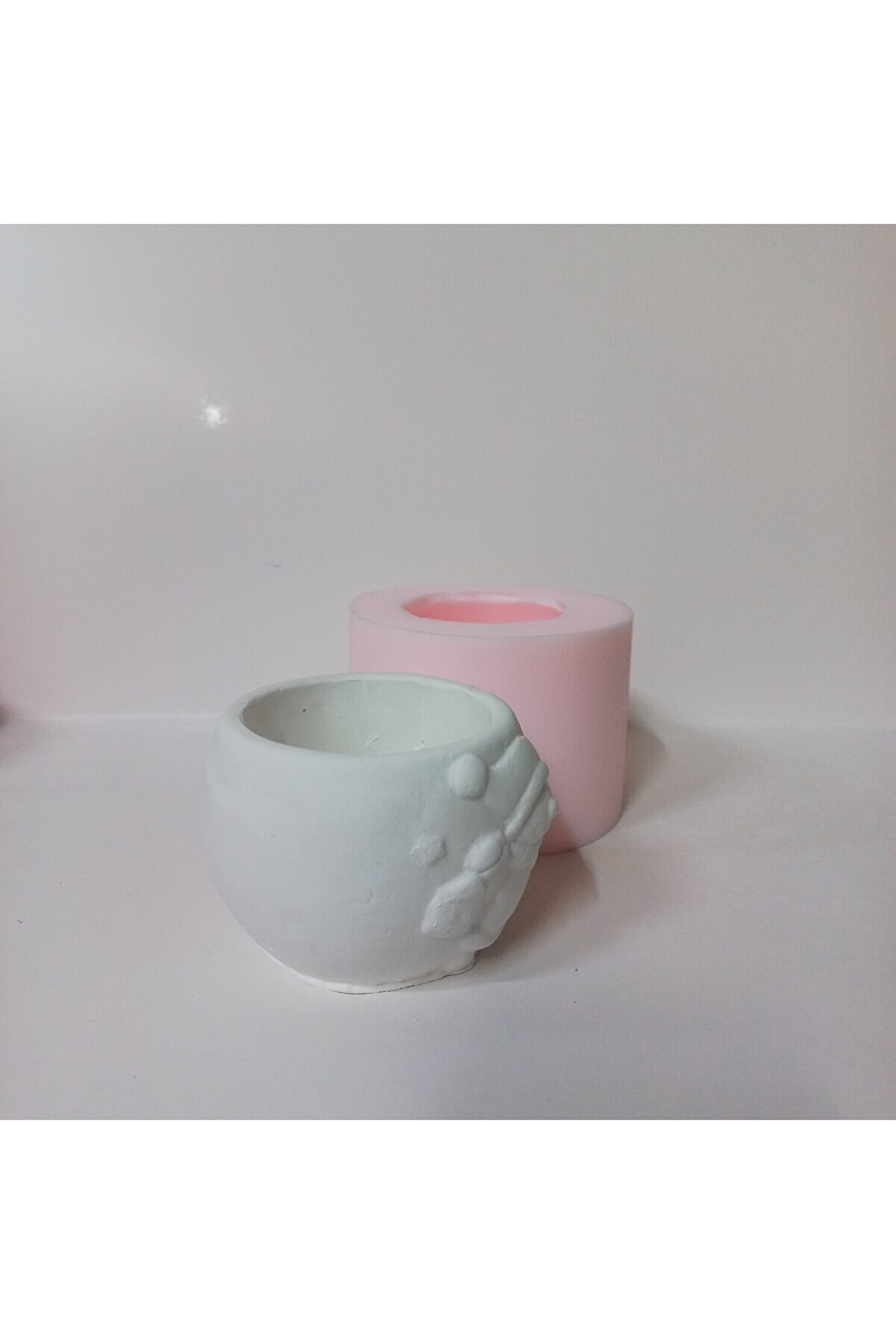 Kalıpcınızburada Kardan Adamlı Saksı Si̇li̇kon Kalıp - K7541