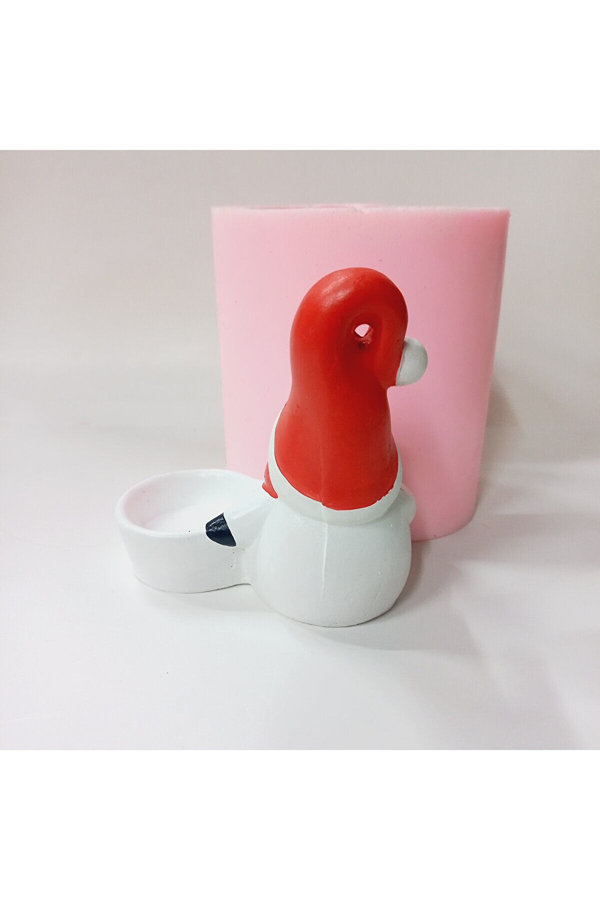 Kalıpcınızburada Kardan Adam Teali̇ght  Mumluk - K7536