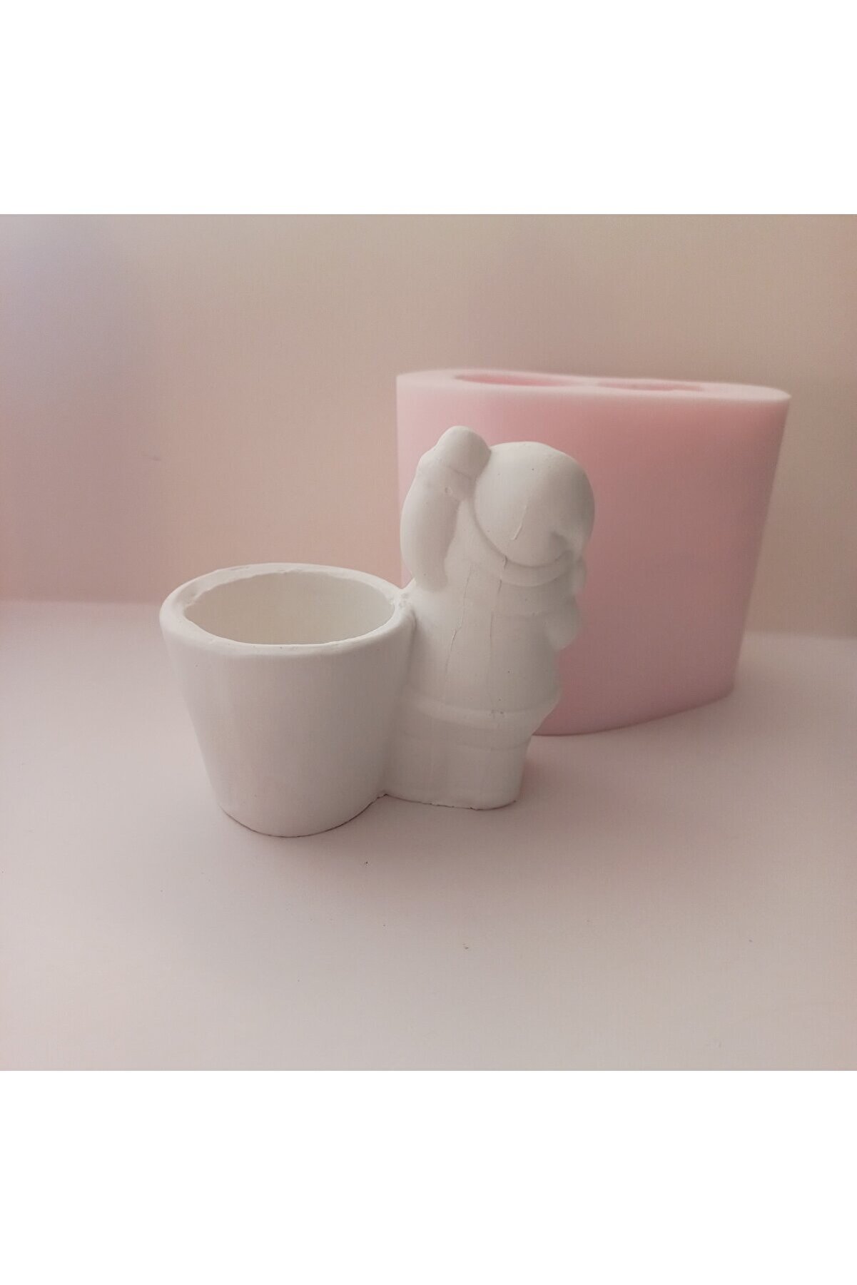 Kalıpcınızburada Noel Baba Saksı Si̇li̇kon Kalıp - K7535