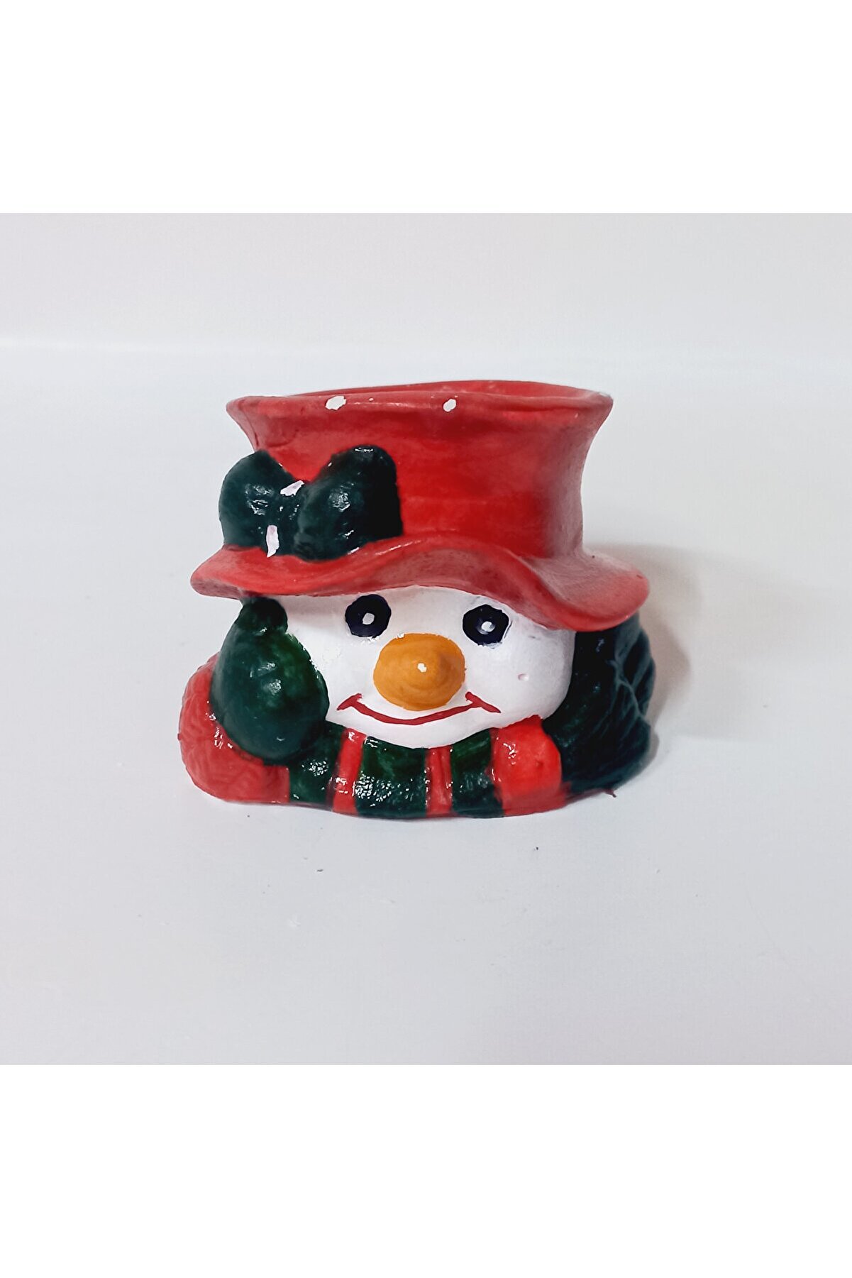 Kalıpcınızburada Kardan Adam Teali̇ght  Mumluk  Si̇li̇kon Kalıp