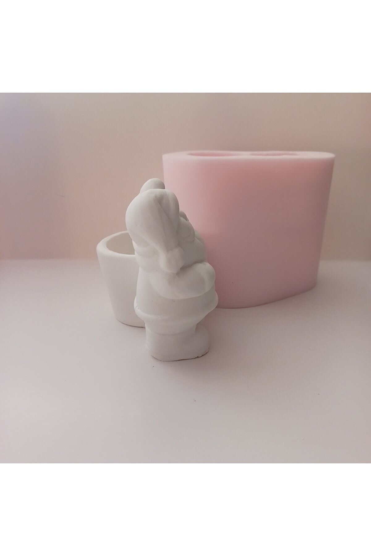 Kalıpcınızburada Noel Baba Saksı Si̇li̇kon Kalıp - K7535