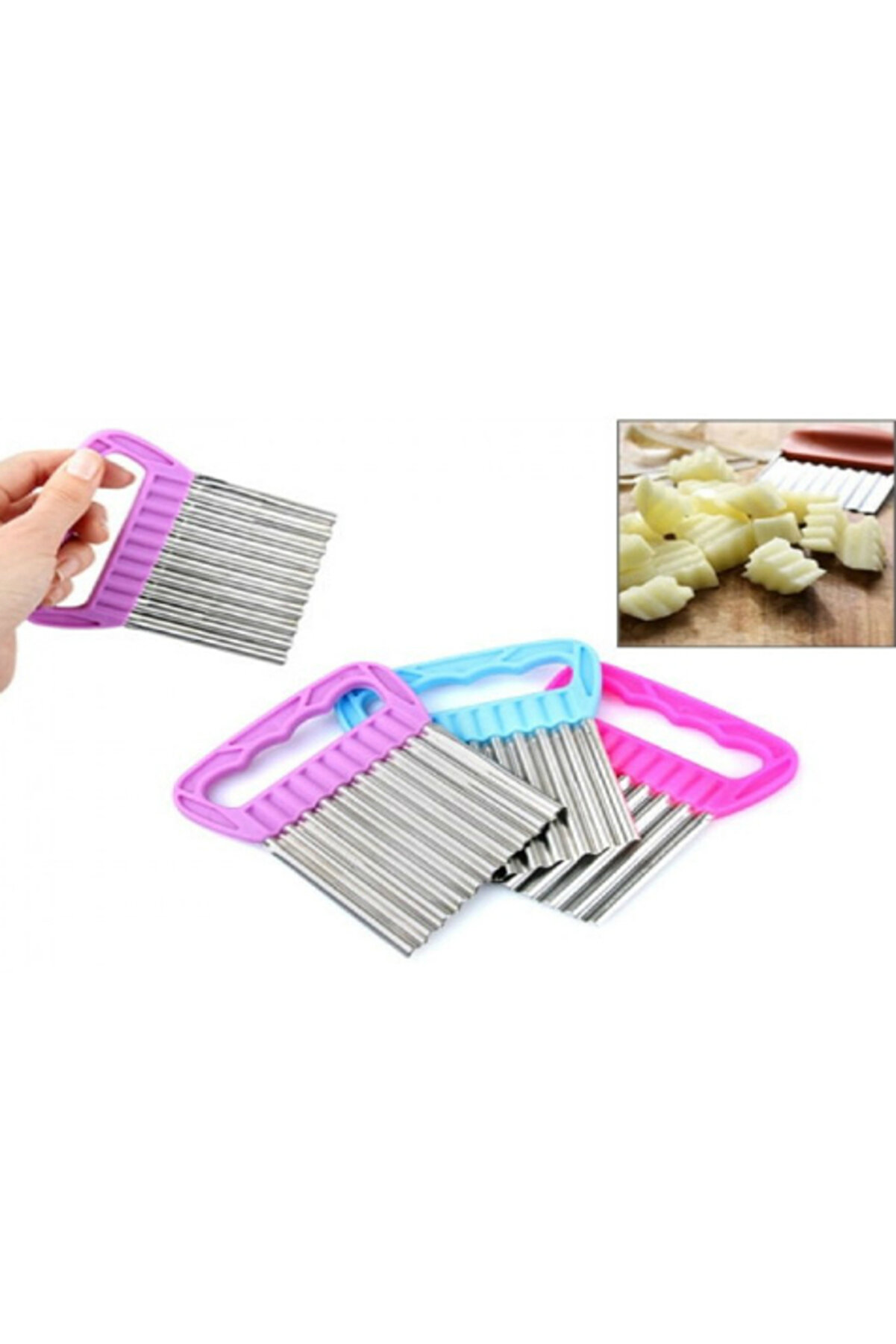 Ethab Ti̇caret Chi̇ps Chopper Şeki̇lli̇ Sebze Ve Meyve Di̇li̇mleyi̇ci̇