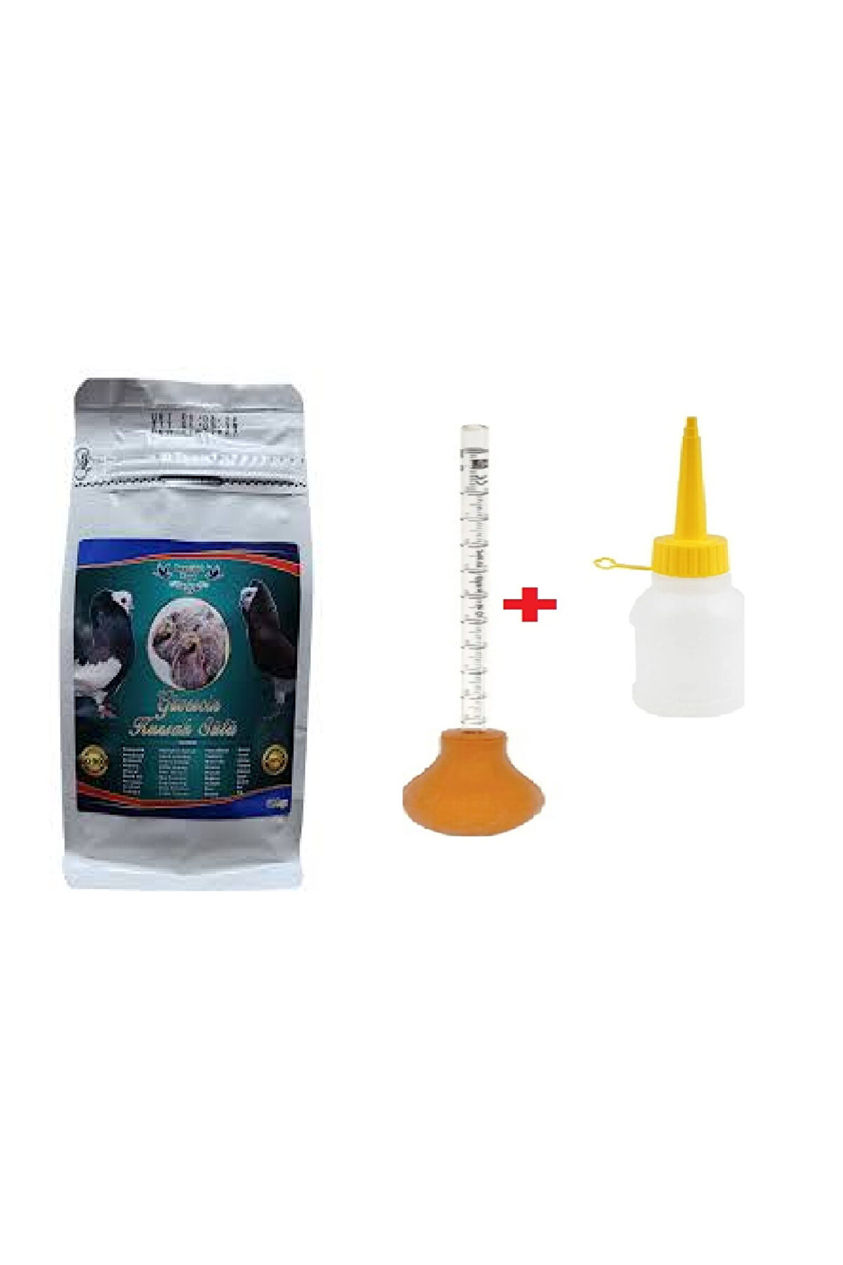 Beauti̇ful Yavru G&uuml;verci̇n Elle Besleme Maması 600 Gr +Elle Besleme Pompası+ Bi̇beron