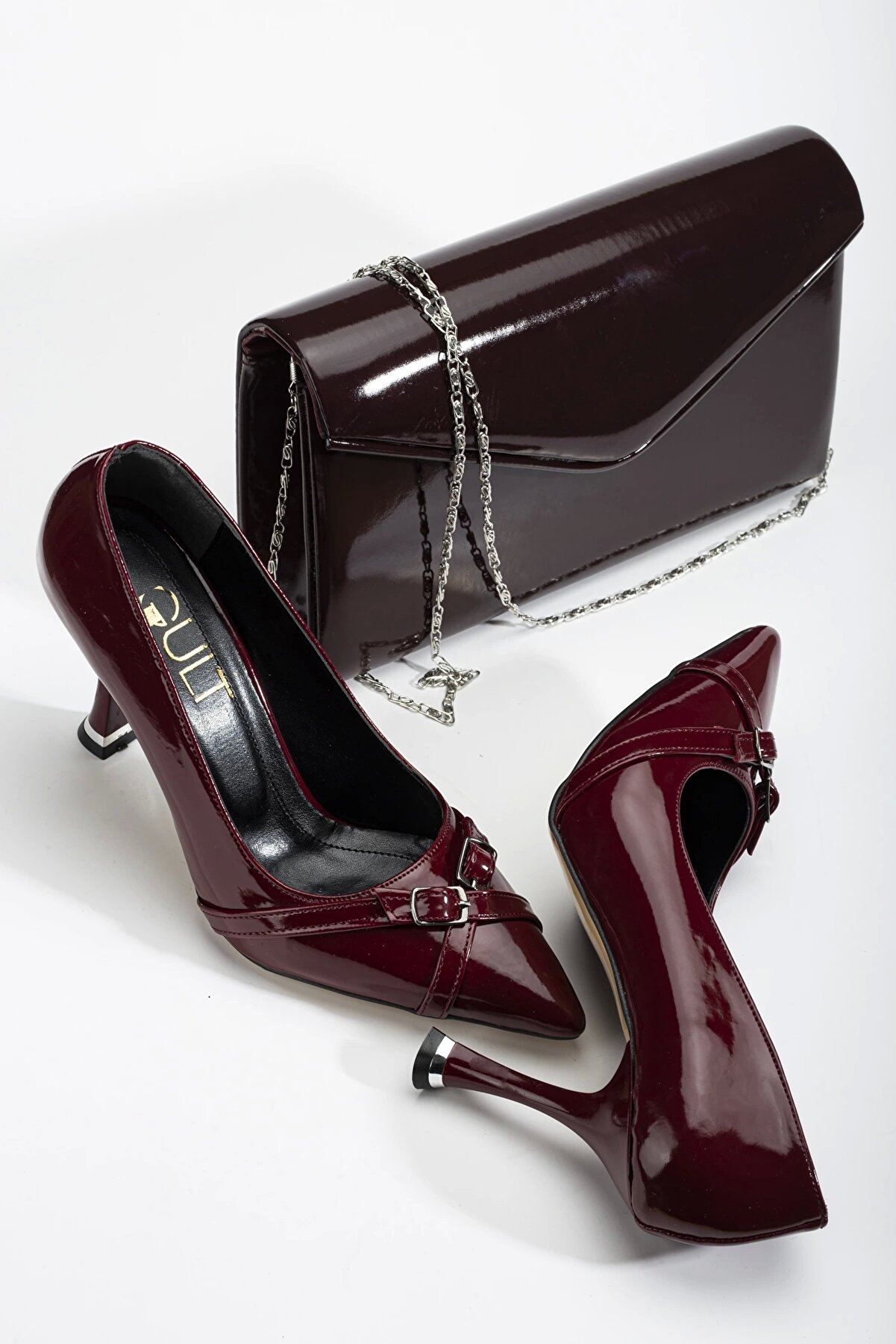 Gult Abi̇ye Rugan Kombi̇ni̇ Bordo