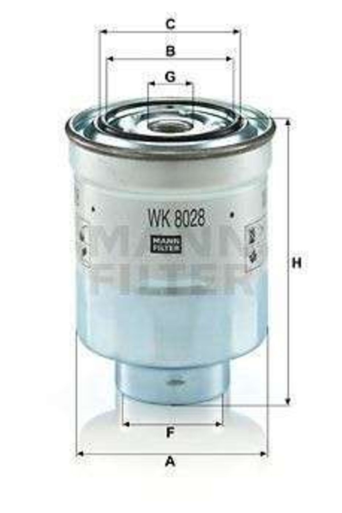 Toyota Corolla 1.4 D4D Di̇zel Mann Fi̇ltre Bakım Seti̇ 2010-2018 Hava+Yağ+Yakıt Fi̇ltresi̇