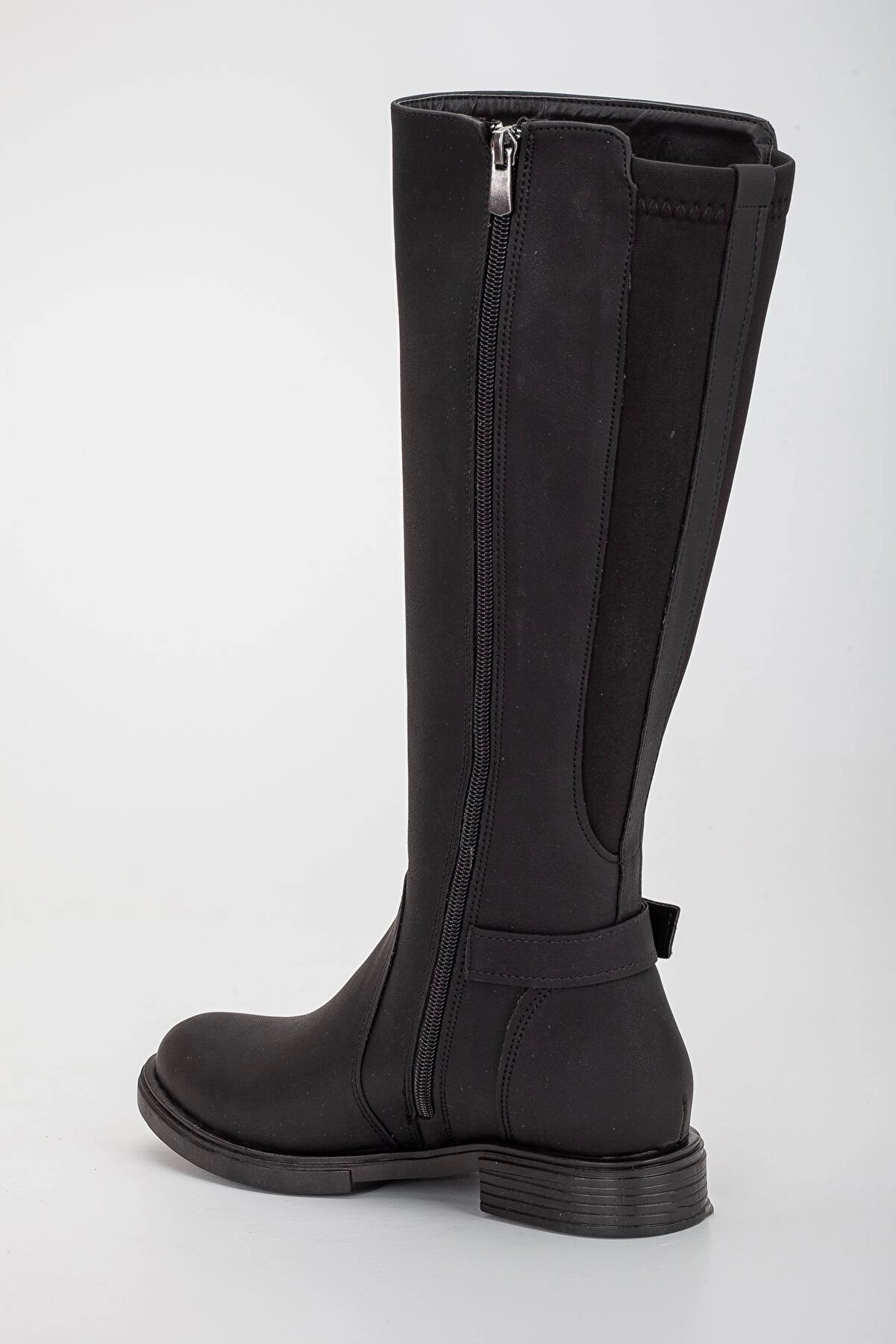 Gult Kadın Esnek Bi̇ni̇ci̇ Di̇z Altı Tokalı Çi̇zme