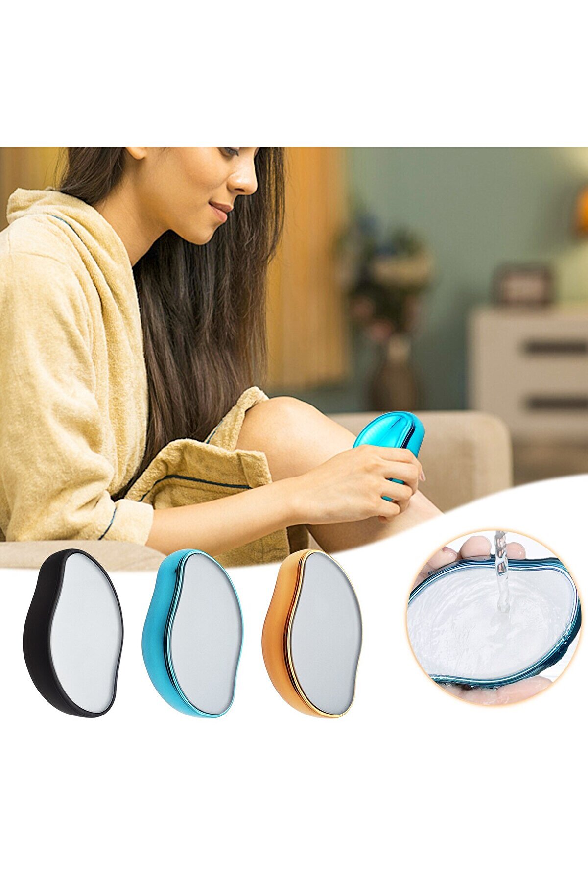 Go İthalat Fi̇ndi̇t Kri̇stal Epi̇lat&ouml;r Crystal Eraser Epi̇lasyon T&uuml;y D&ouml;k&uuml;c&uuml; (2818)