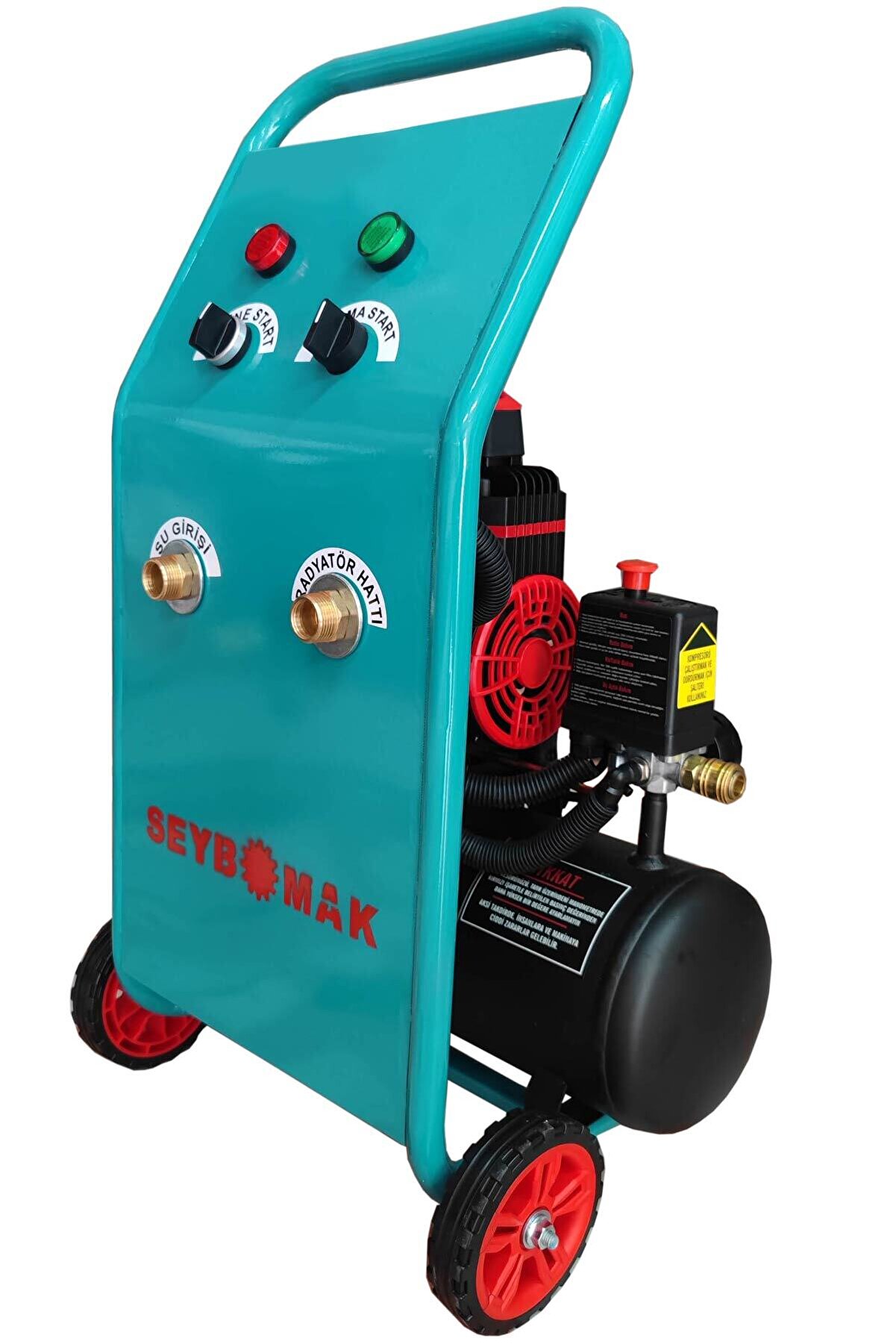 Seybomak Havalı Petek Temi̇zleme Maki̇nesi̇ Tek Yönlü-Darbeli̇ Yıkama 1,2 Hp Mavi̇