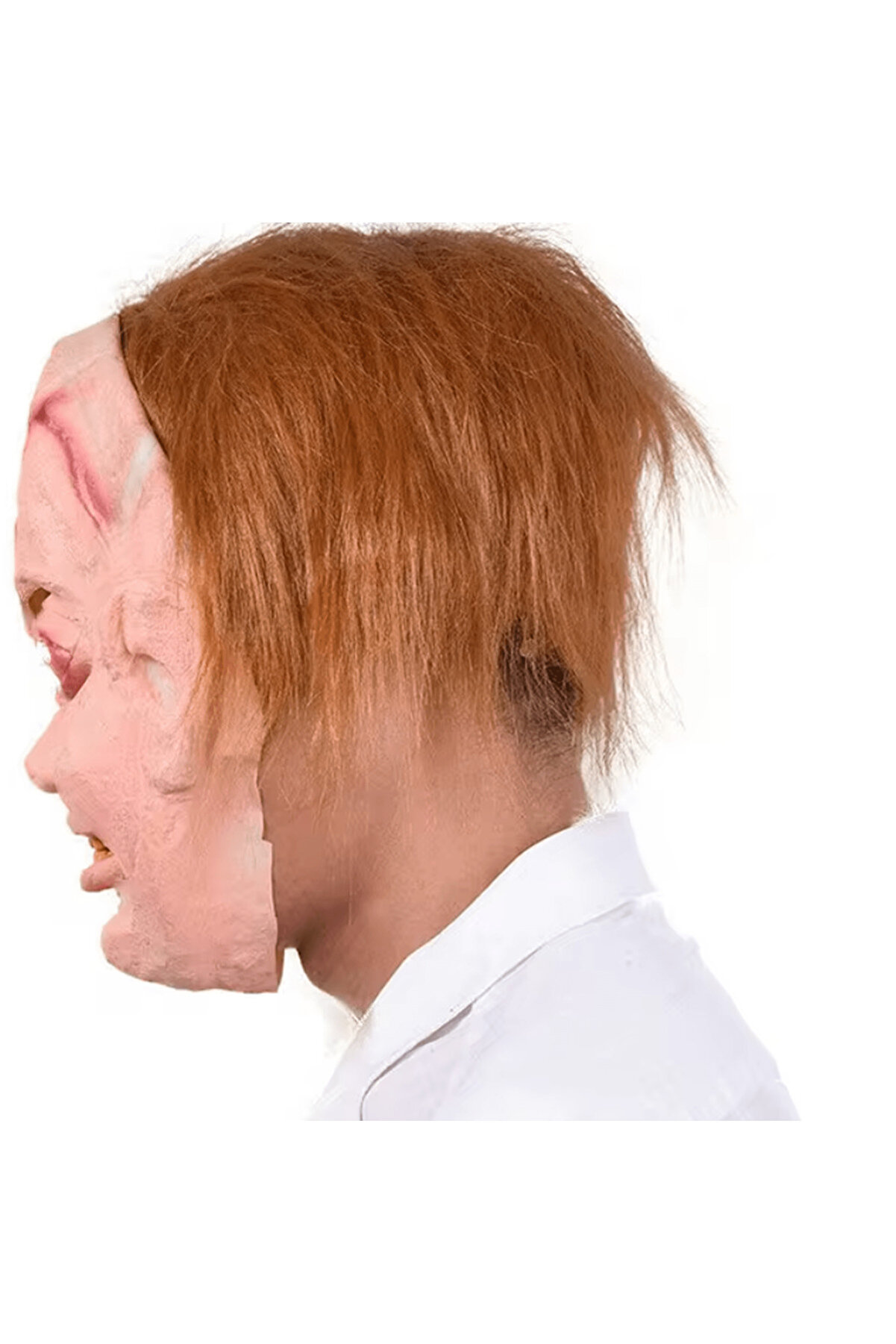 Go İthalat &Ccedil;aki̇ Maskesi̇ Kahverengi̇ Sa&ccedil;lı Lateks Et Chucky &Ccedil;aki̇ Maskesi̇ (4130)