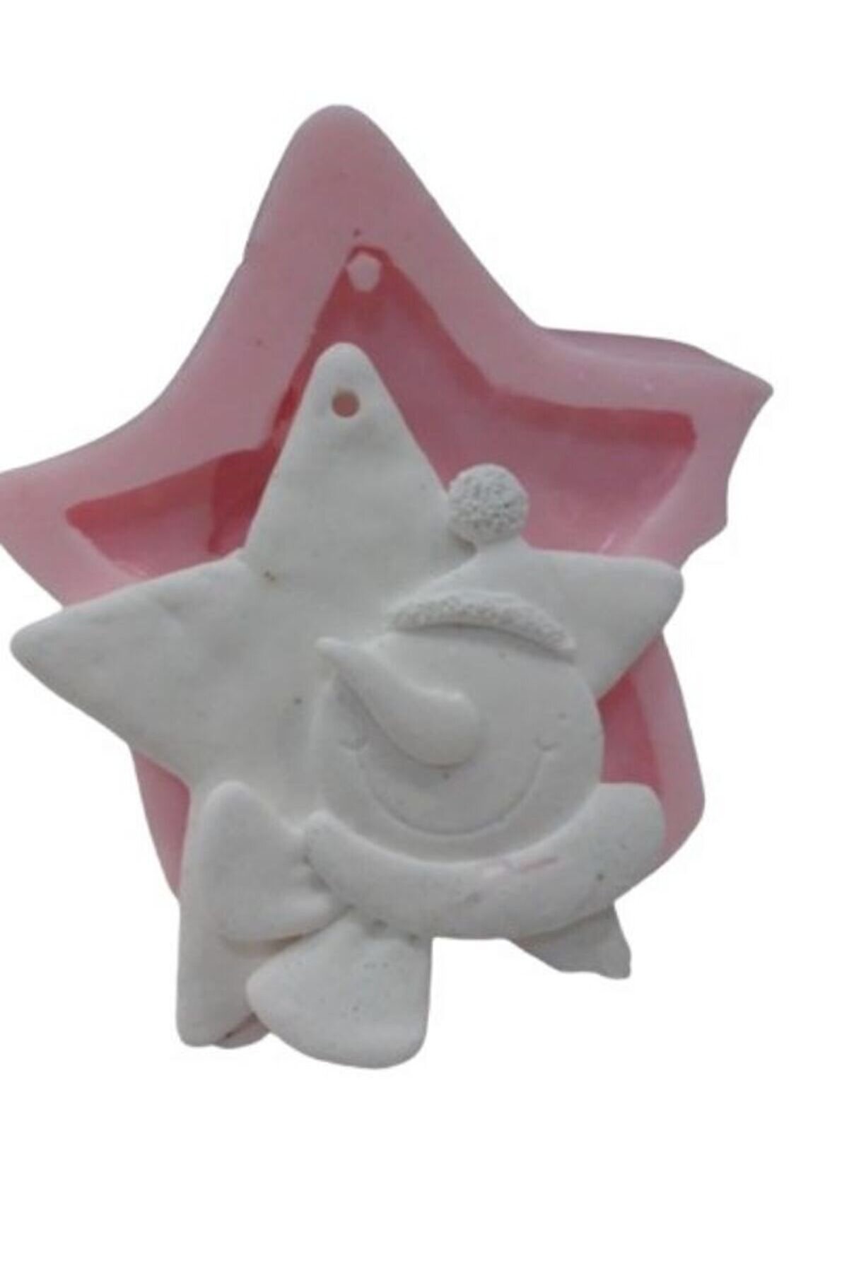 Kalıpcınızburada Yıldız Kardanadam Si̇li̇kon Kalıp - K526