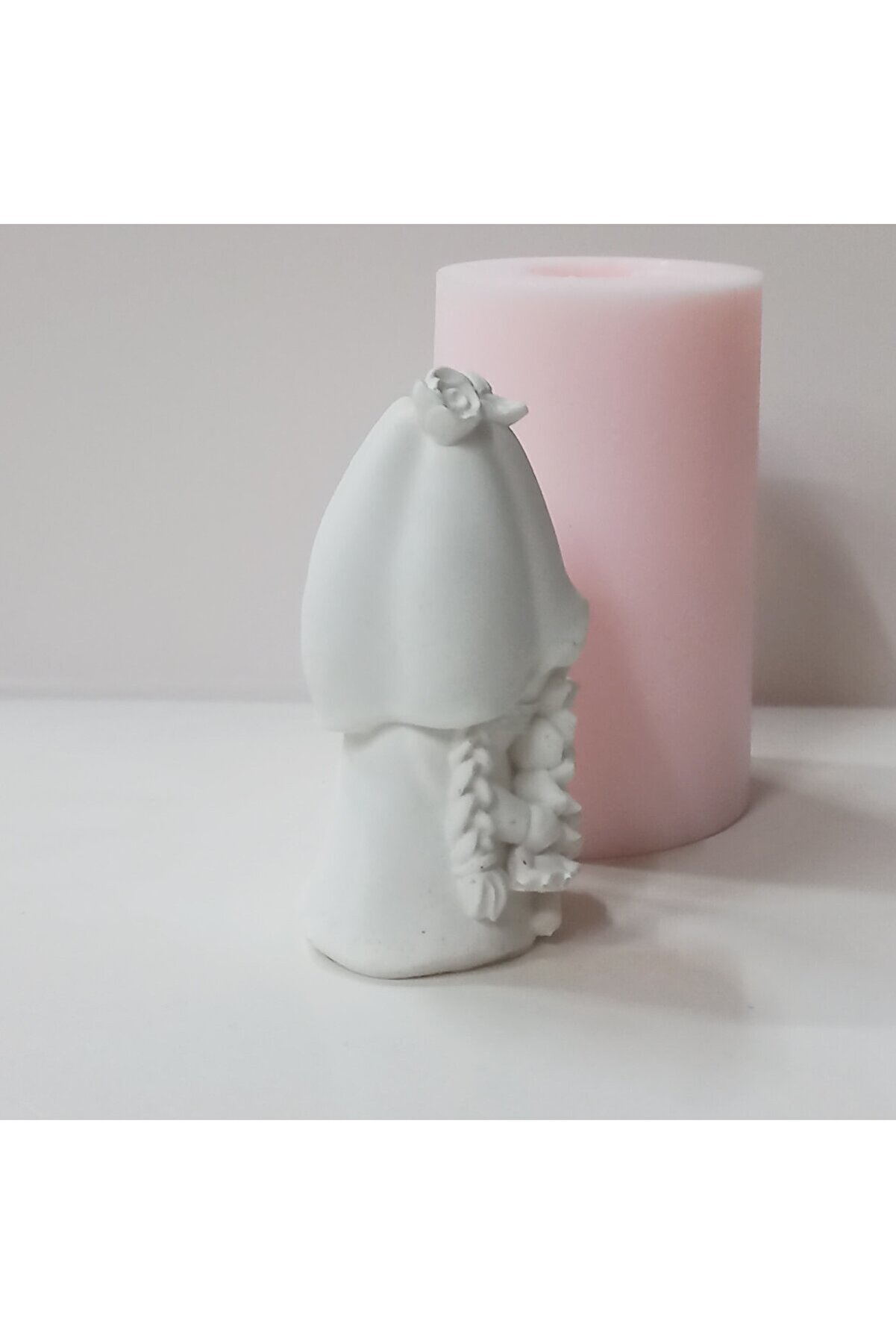 Kalıpcınızburada Çi̇çekli̇ Noel Gnom Si̇li̇kon Kalıp - K7600