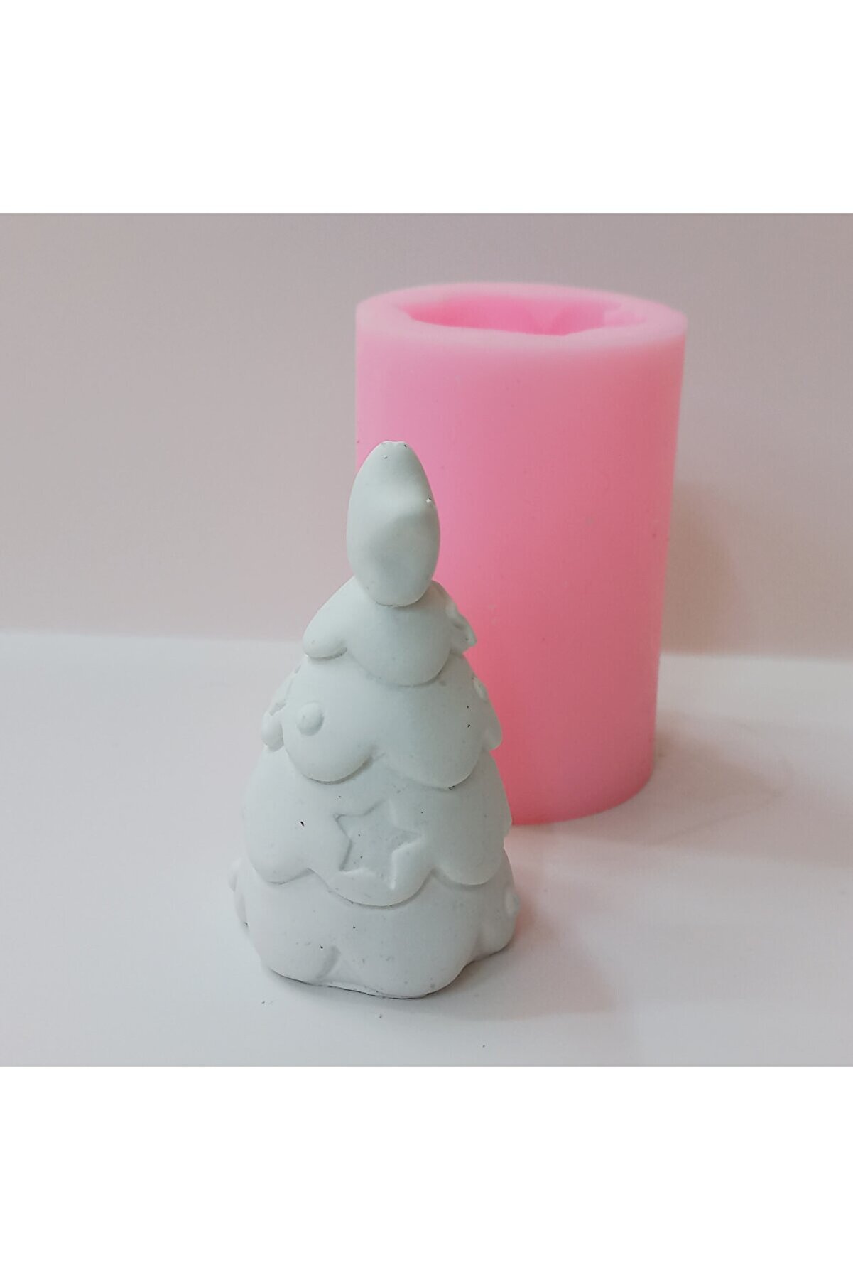 Kalıpcınızburada Yıldızlı Noel Ağacı Si̇li̇kon Kalıp - K7358