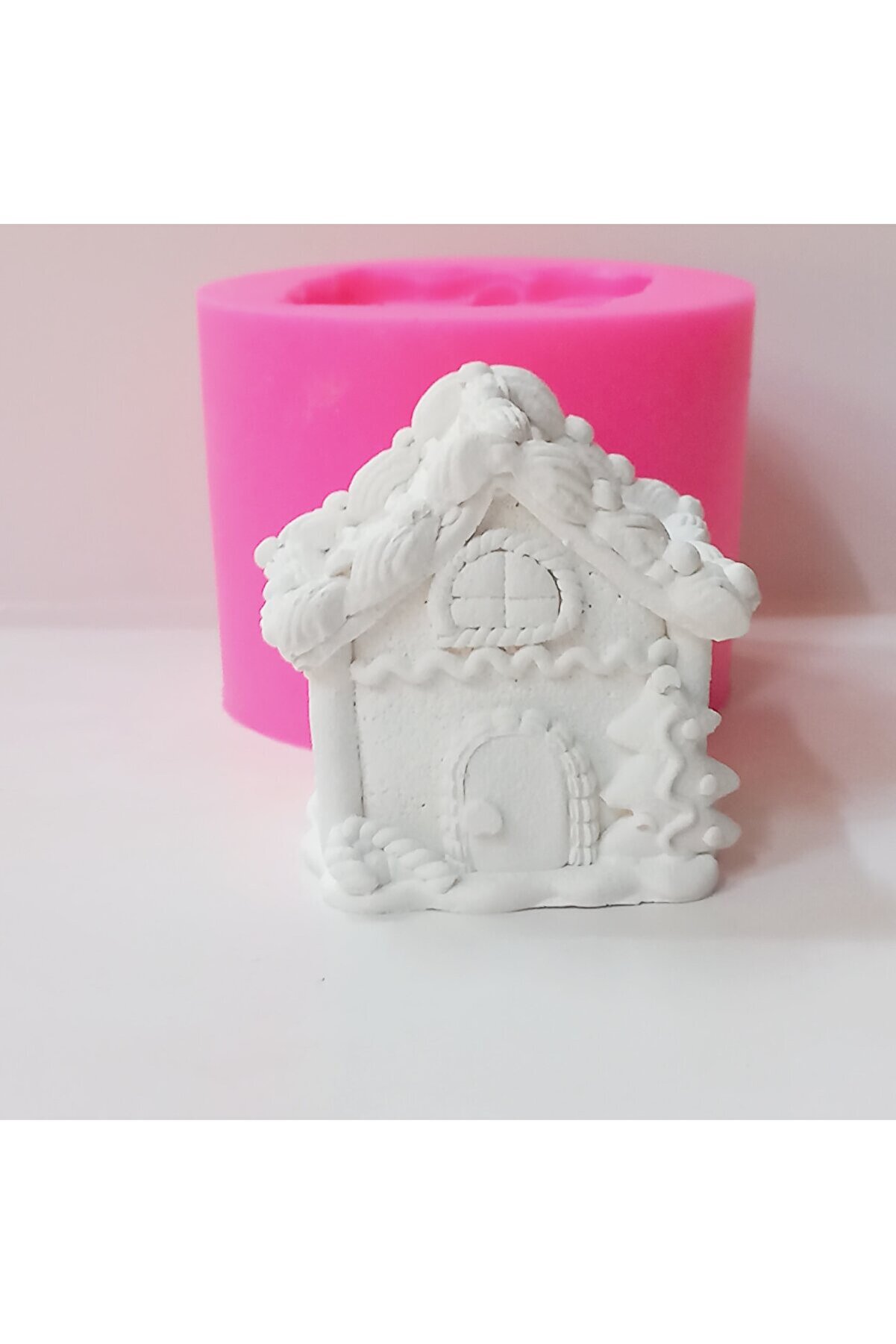 Kalıpcınızburada Yeni̇yıl Ev  Si̇li̇kon Kalıp - K7597