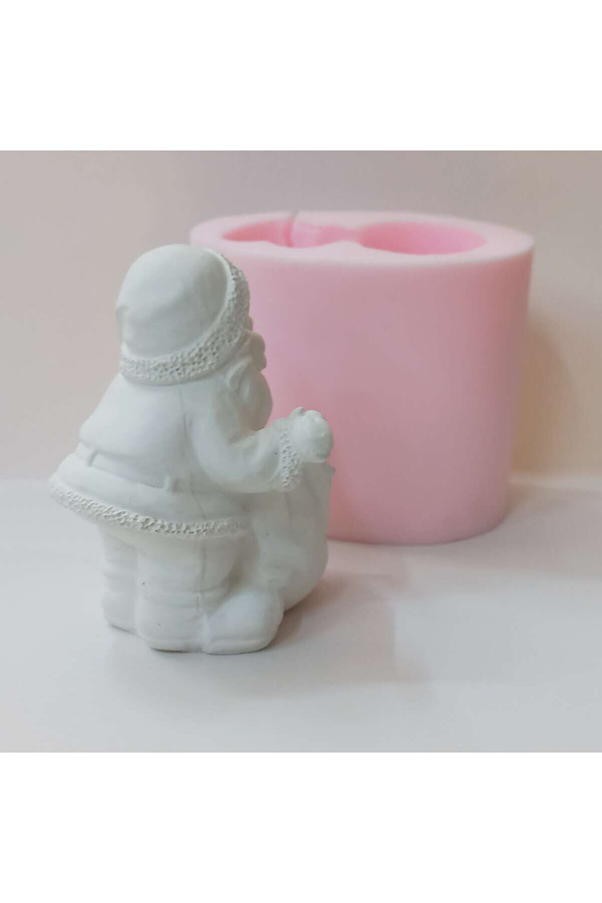 Kalıpcınızburada Bohçalı Noel  Baba Si̇li̇kon  Kalıp - K7601