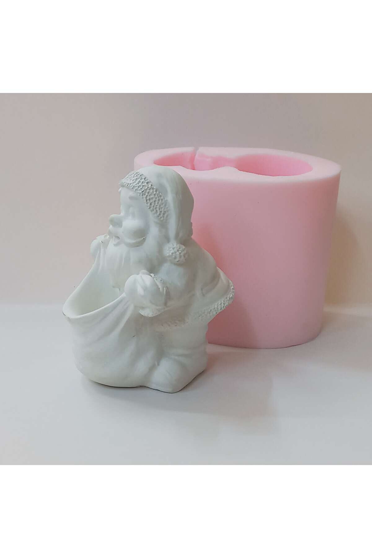 Kalıpcınızburada Bohçalı Noel  Baba Si̇li̇kon  Kalıp - K7601