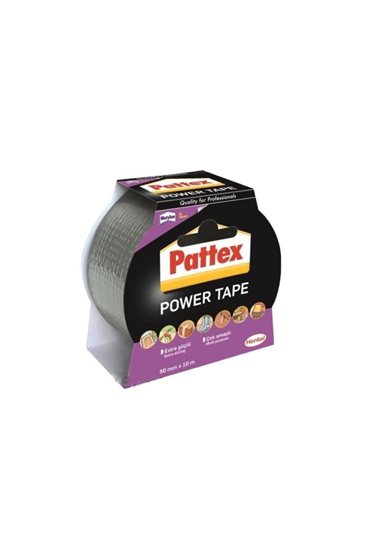 Pattex Power Tape Gri̇ Tami̇r Bantı 50 Mm X 10 Mt. 1870313