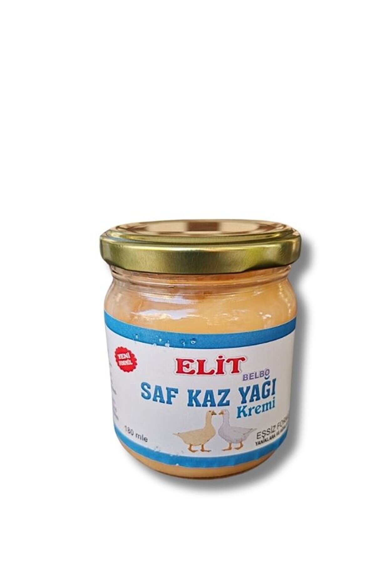 aleyna baharat Elit Kaz Yağı Kremi Saf Kaz Cilt Bakım Kremi 120 ml 2 Adet