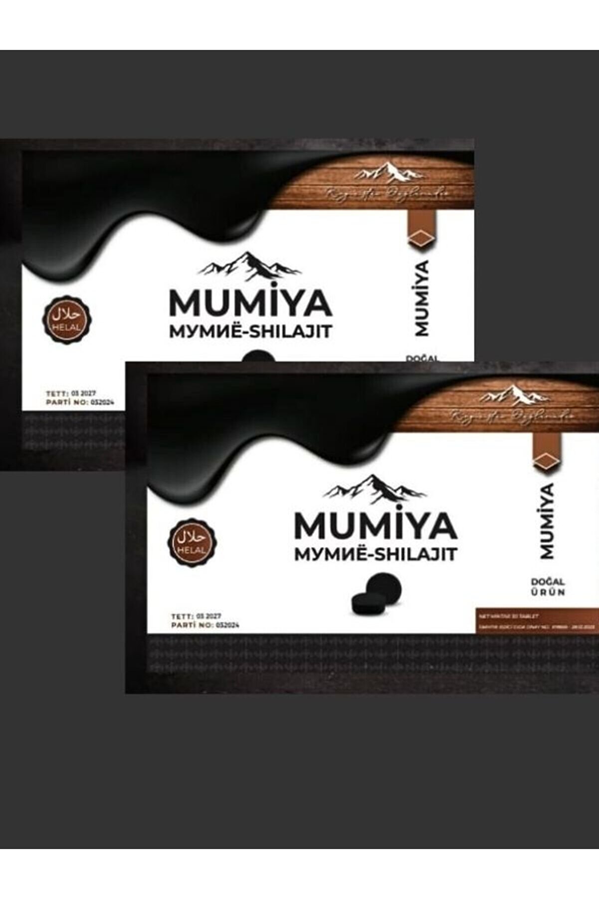 Mumi̇yo Tablet 30 Lu Tablet Mumi̇ya Tablet 2 Adet