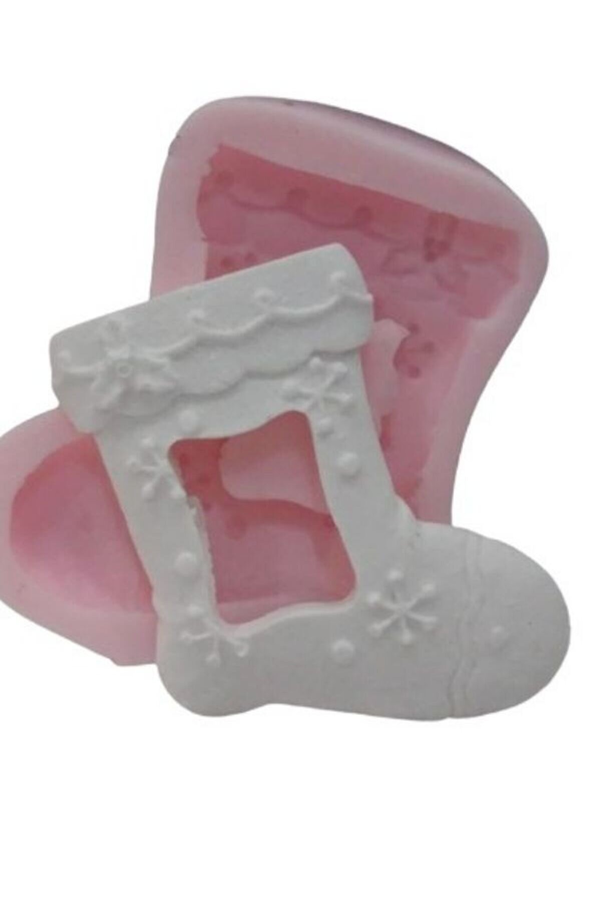 Kalıpcınızburada Noel Çorap Süs Si̇li̇kon Kalıp - K559