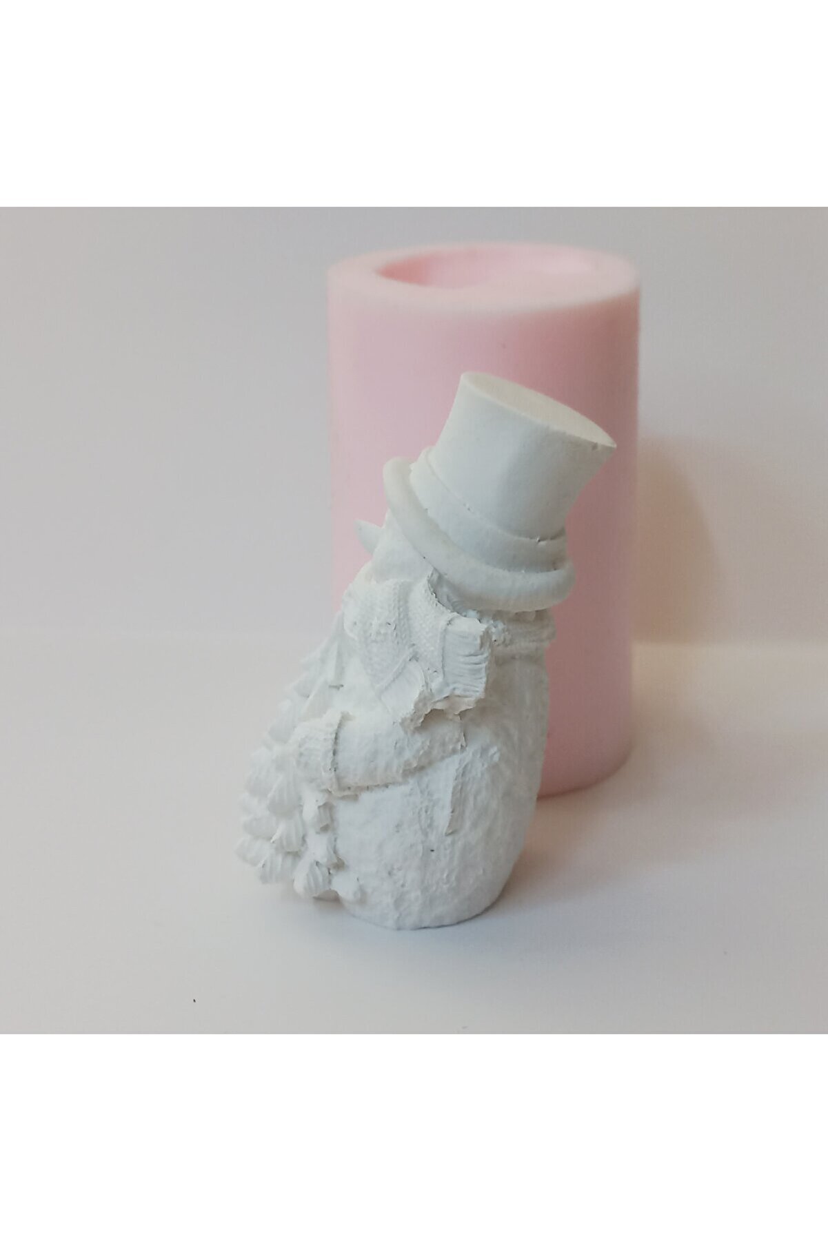 Kalıpcınızburada Şapkalı Kardan Adam Si̇li̇kon Kalıp - K7587