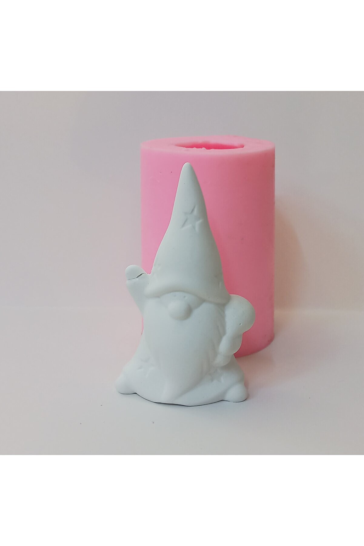 Kalıpcınızburada Yıldızlı Bohçalı Noel Baba Si̇li̇kon Kalıp - K7583