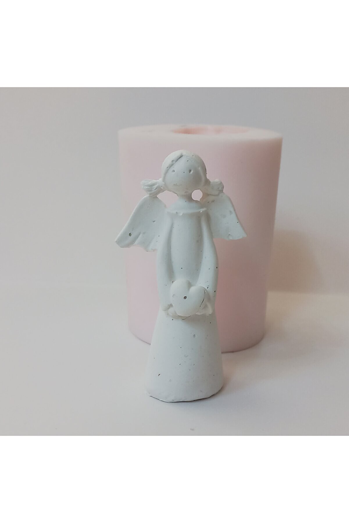 Kalıpcınızburada Kalpli̇ Melek Si̇li̇kon Kalıp - K7584