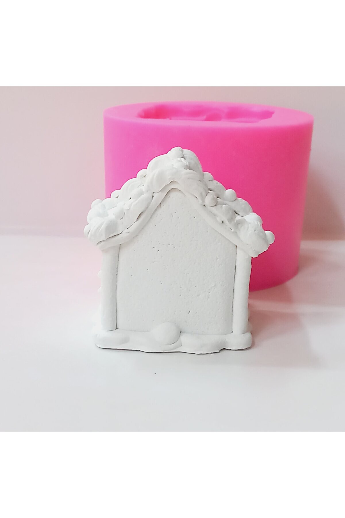 Kalıpcınızburada Yeni̇yıl Ev  Si̇li̇kon Kalıp - K7597