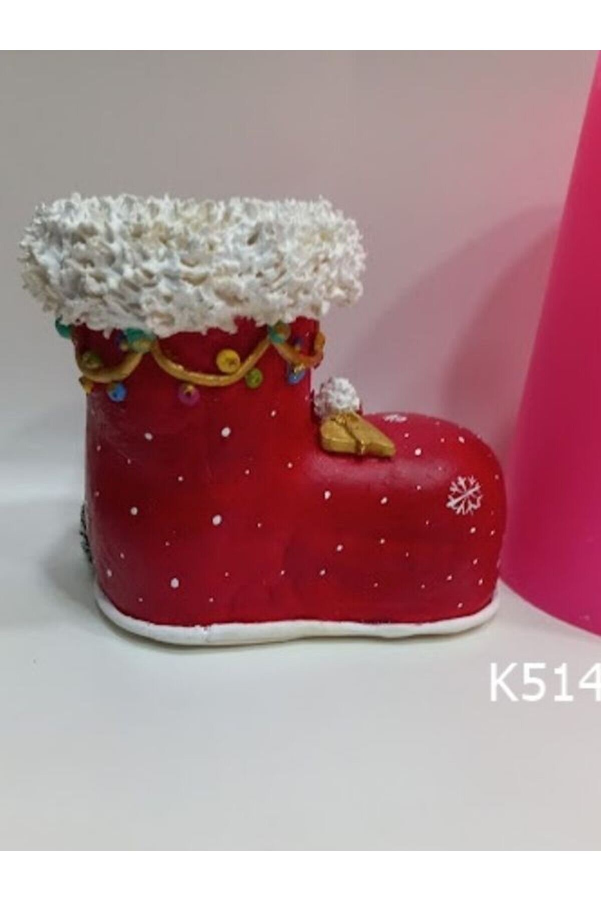 Kalıpcınızburada Noel  Çi̇zme  Si̇li̇kon Kalıp - K5142