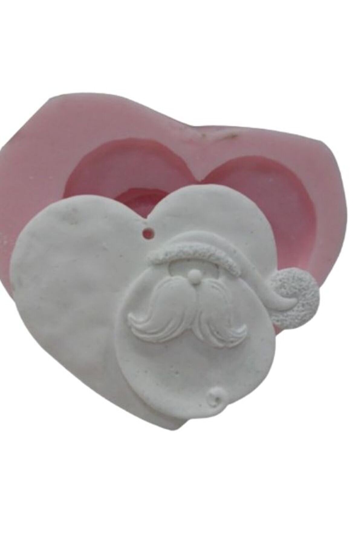 Kalıpcınızburada Kalp  Noel Baba Si̇li̇kon Kalıp - K530