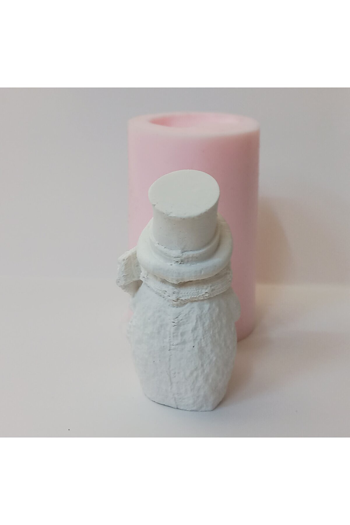 Kalıpcınızburada Şapkalı Kardan Adam Si̇li̇kon Kalıp - K7587