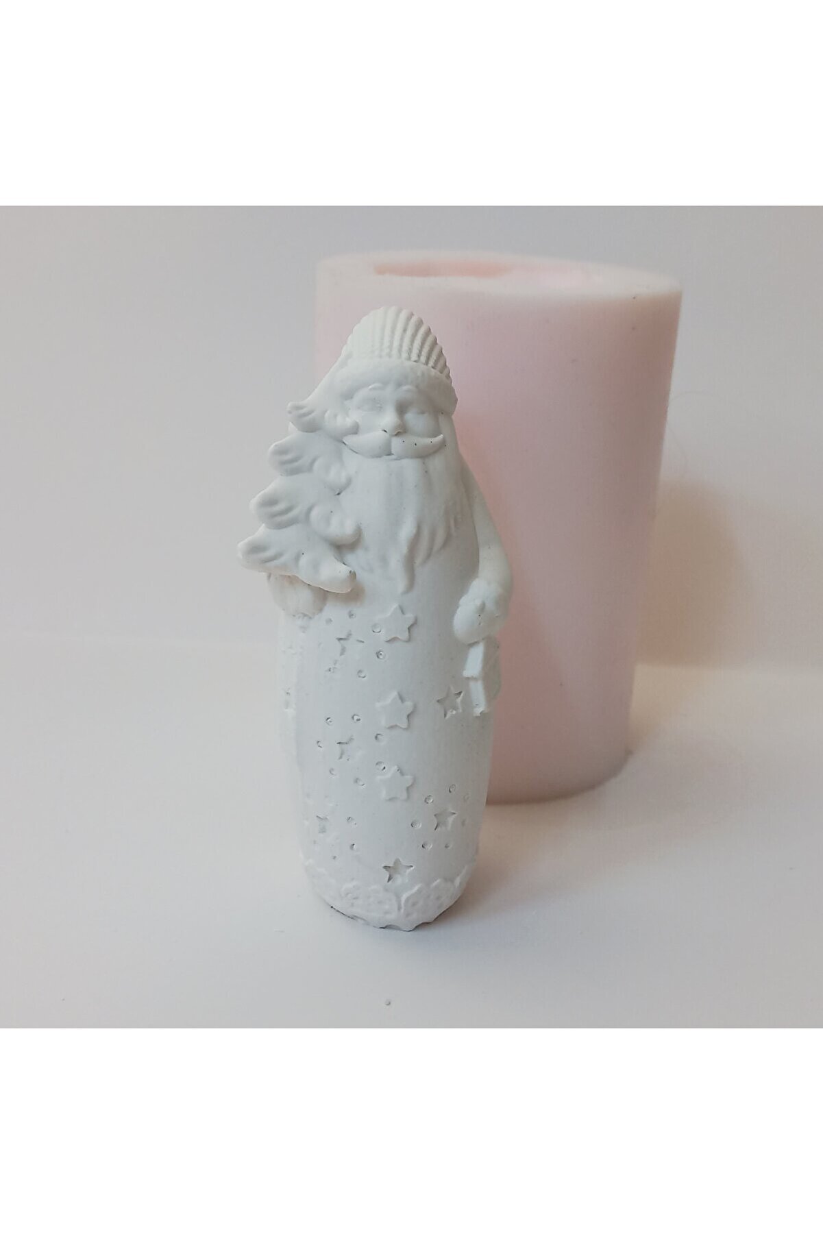 Kalıpcınızburada Yıldızlı Noel Baba Si̇li̇kon Kalıp - K7585