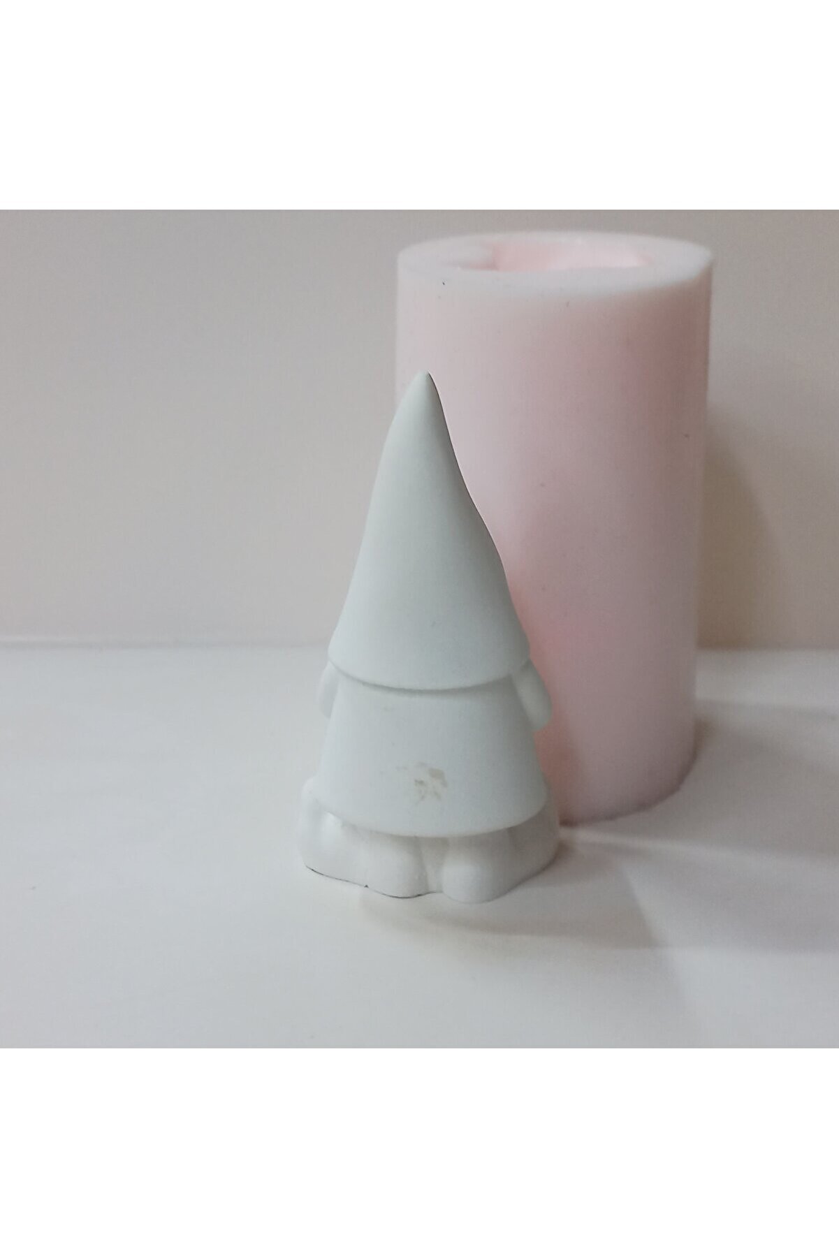 Kalıpcınızburada Çelenkli̇ Noel Baba Si̇li̇kon Kalıp - K7590