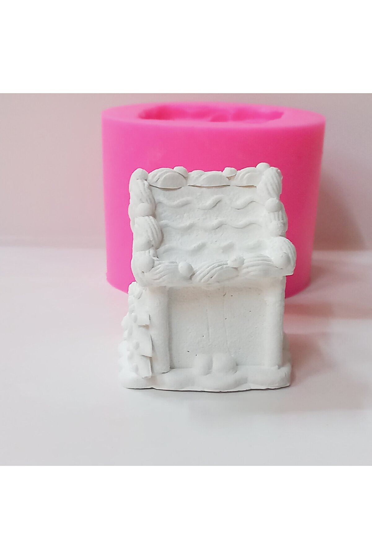 Kalıpcınızburada Yeni̇yıl Ev  Si̇li̇kon Kalıp - K7597