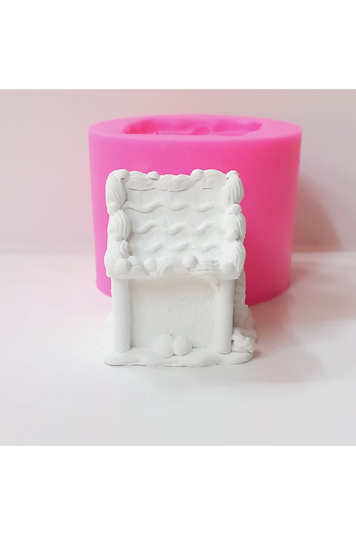 Kalıpcınızburada Yeni̇yıl Ev  Si̇li̇kon Kalıp - K7597