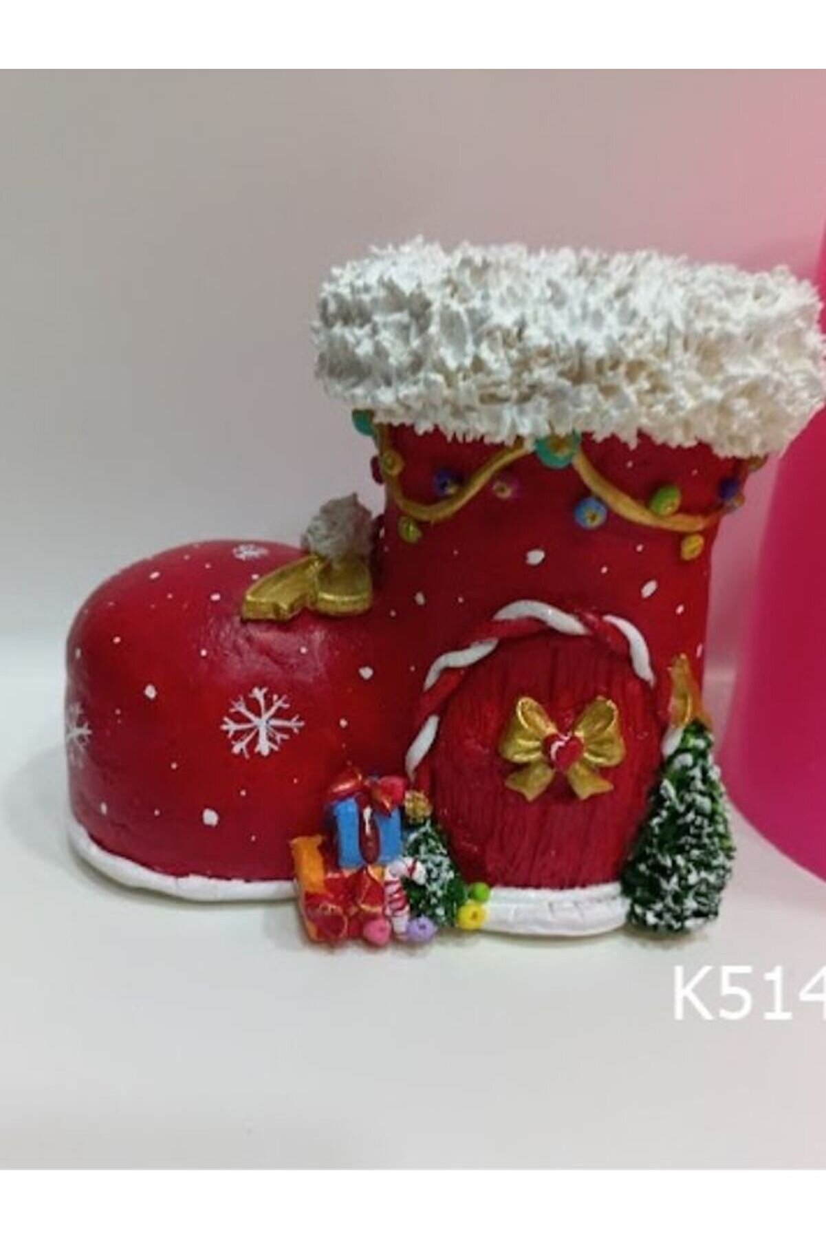 Kalıpcınızburada Noel  Çi̇zme  Si̇li̇kon Kalıp - K5142