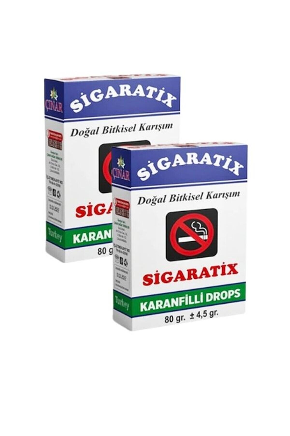 Si̇garati̇x Karanfi̇lli̇ Doğal Bi̇tki̇sel Karışım 2 Adet