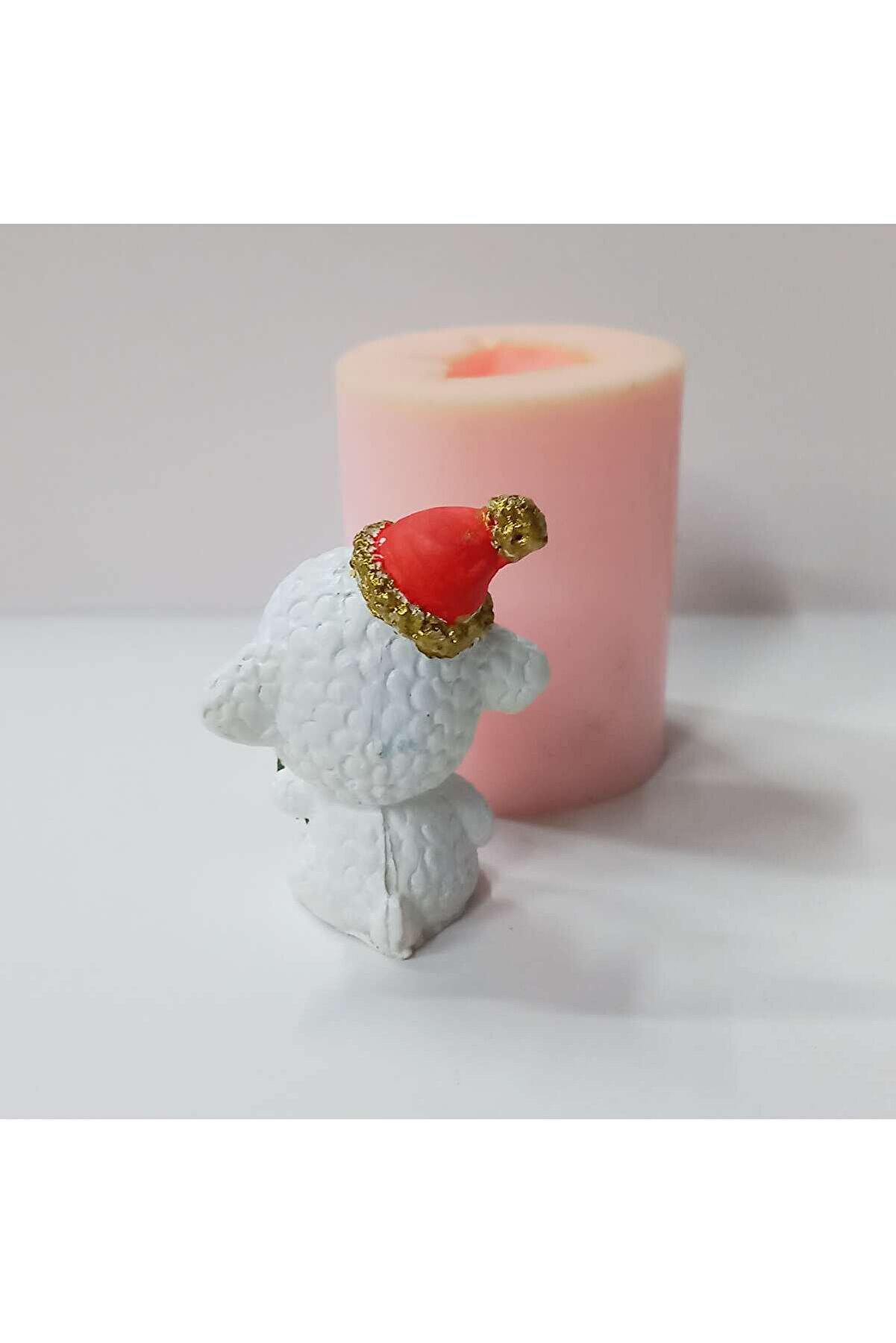 Kalıpcınızburada Noel Kuzu Saksı Süsü Si̇li̇kon Kalıp - K7608