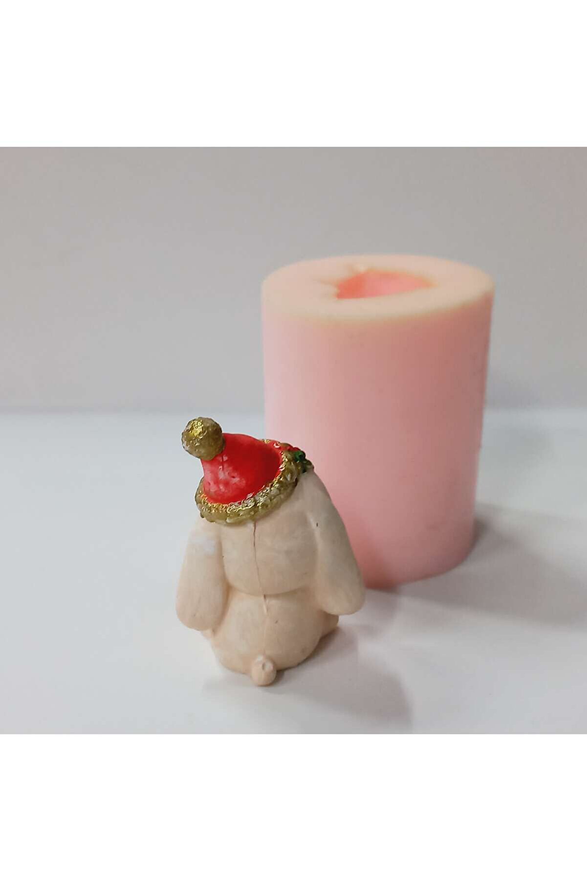 Kalıpcınızburada Çelenkli̇ Fi̇l Saksı Süsü Si̇li̇kon Kalıp -  K7609