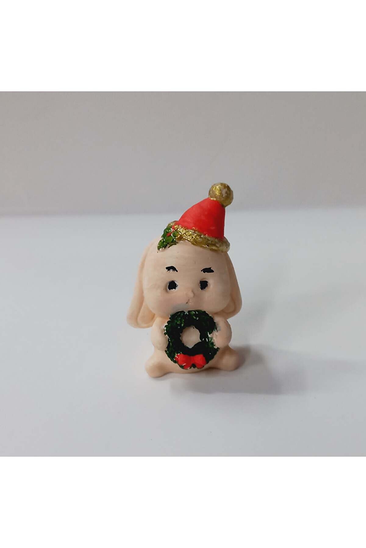 Kalıpcınızburada Çelenkli̇ Fi̇l Saksı Süsü Si̇li̇kon Kalıp -  K7609