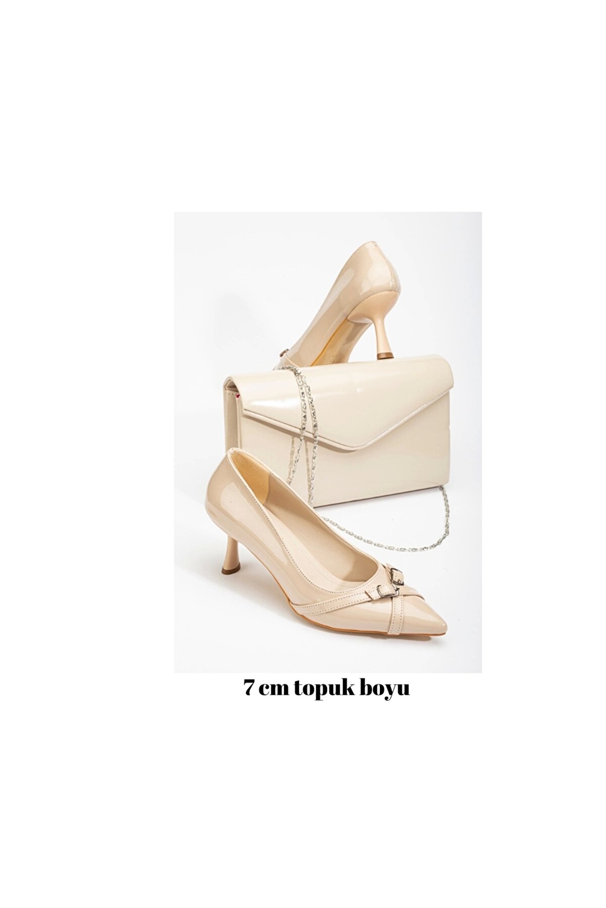 Gult 7 Cm Abi̇ye Rugan Kombi̇ni̇ Ten