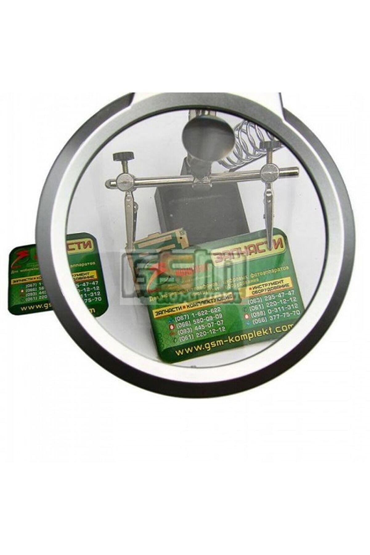 Ayarlanabi̇li̇r Başlıklı Elektroni̇kçi̇ Yardım Lehi̇m Standı Ile Ledli̇ Büyüteç Tdrtr