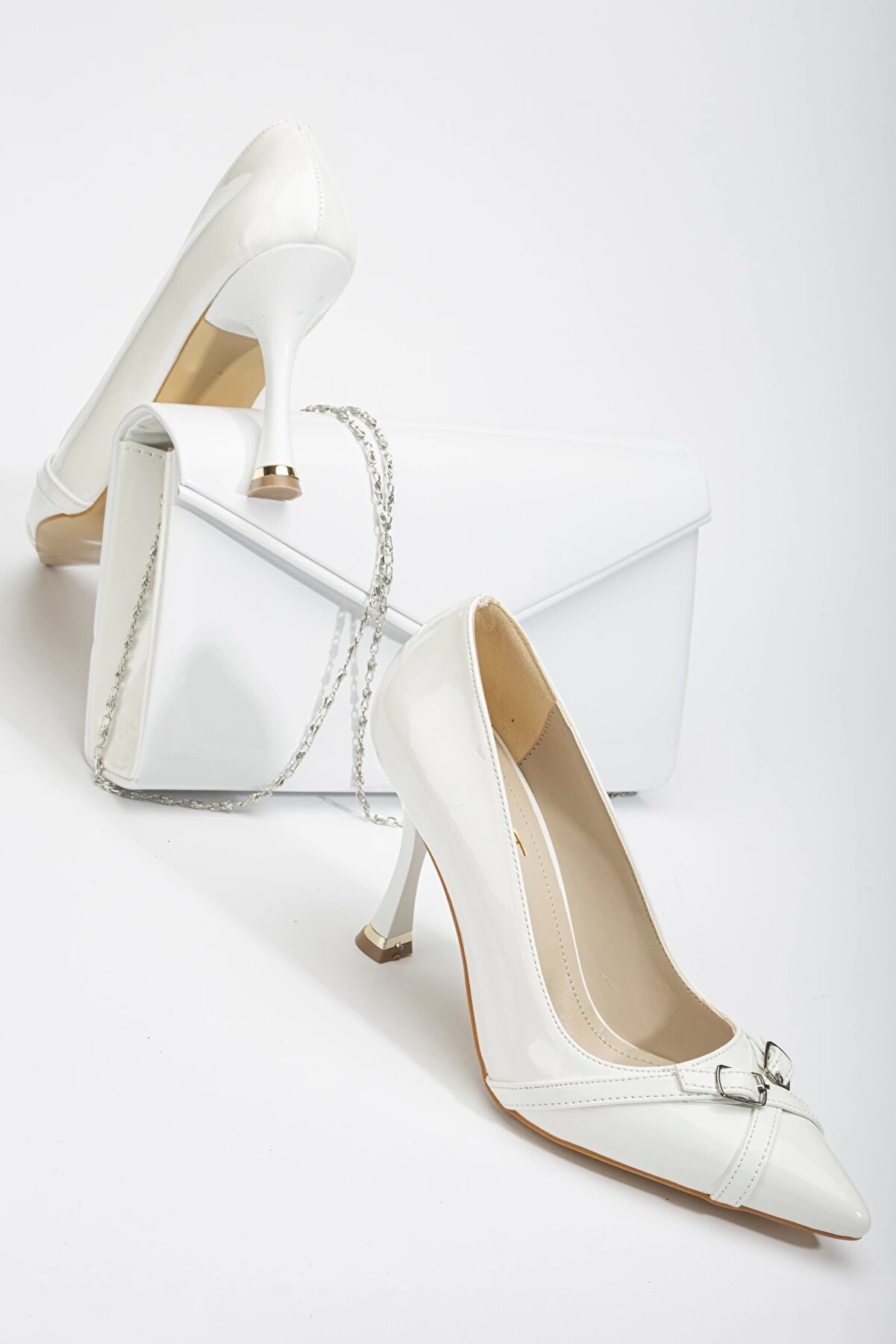 Gult Abi̇ye Rugan Kombi̇ni̇ Beyaz