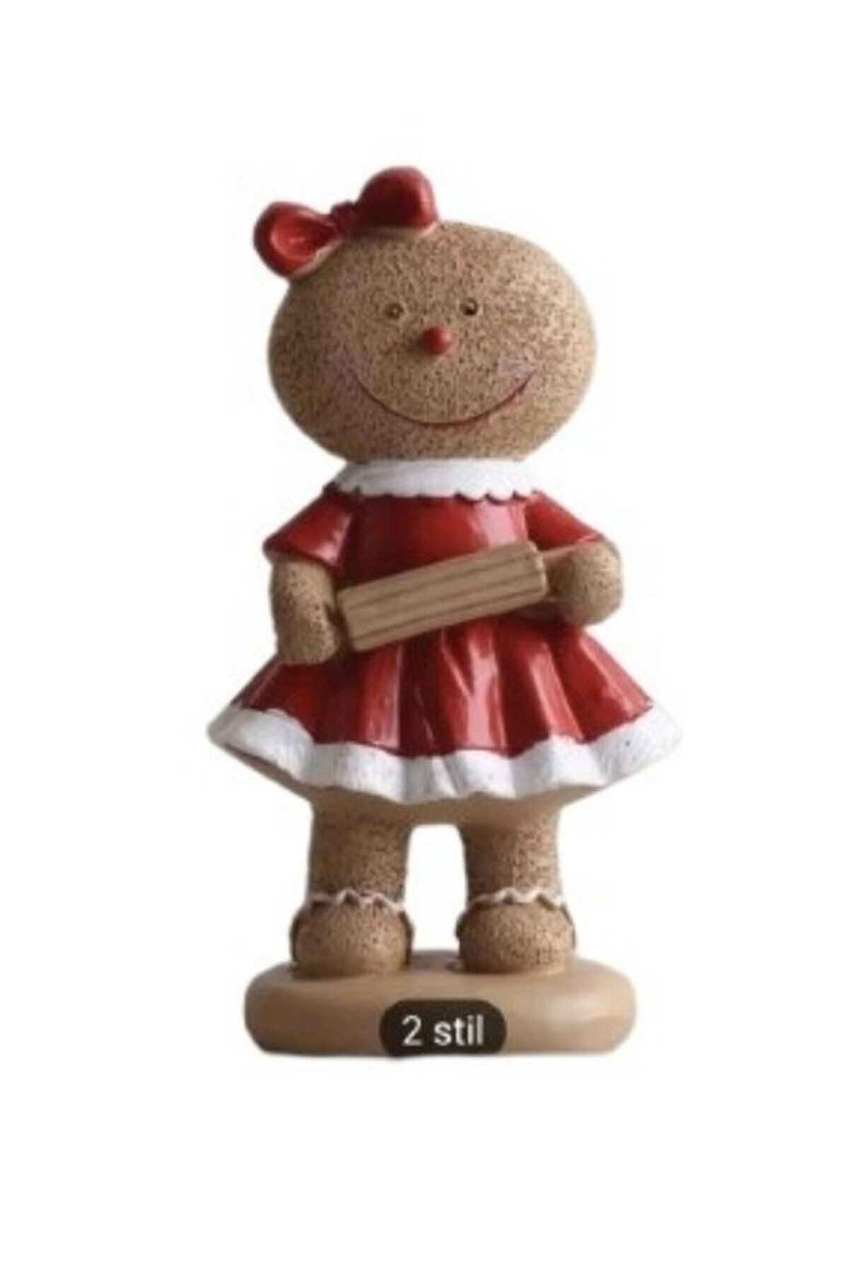 Kalıpcınızburada Oklavalı Kurabi̇ye Kız Si̇li̇kon Kalıp - K7618