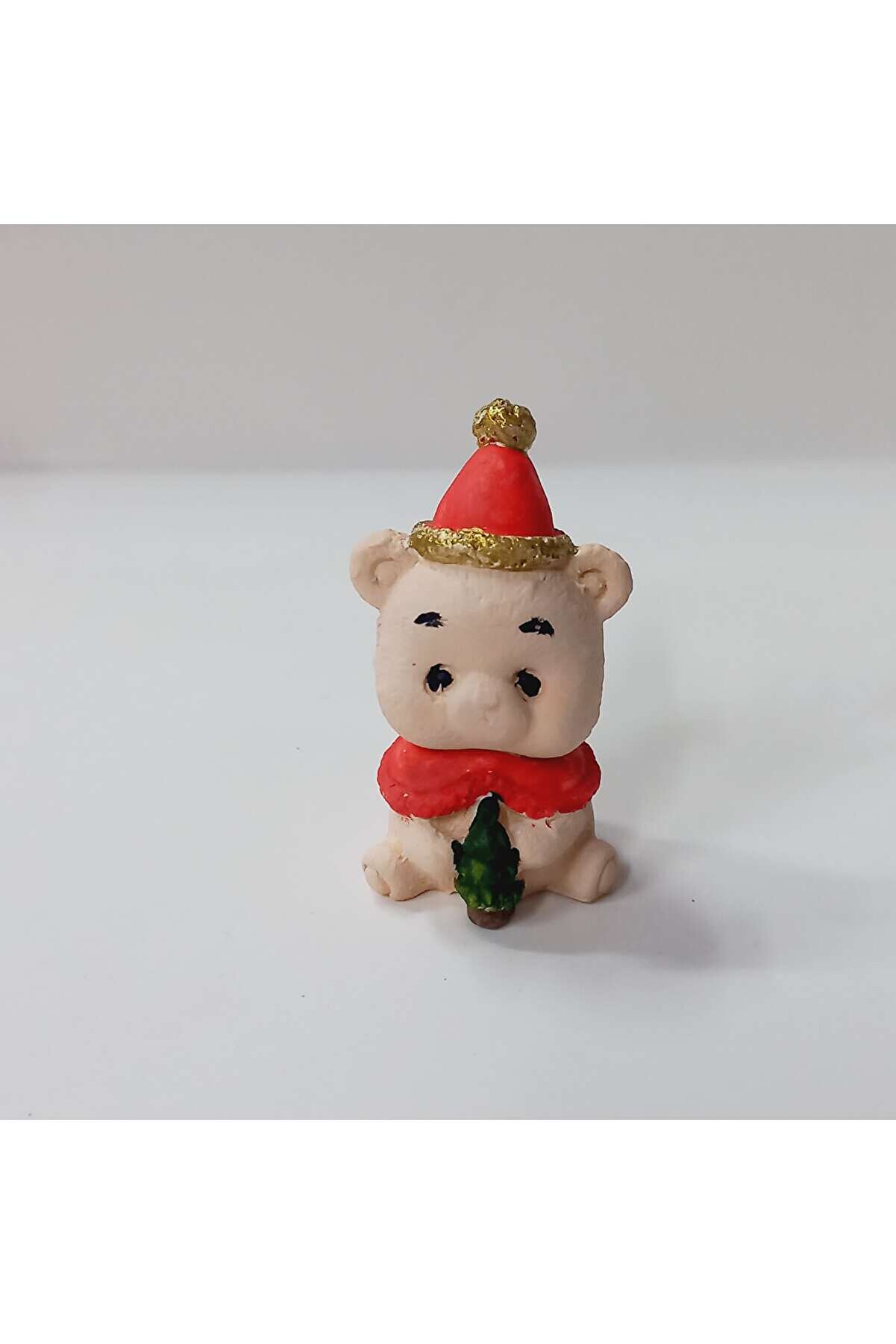 Kalıpcınızburada Ağaçlı Ayıcık Saksı Süsü  Si̇li̇kon Kalıp - K7610