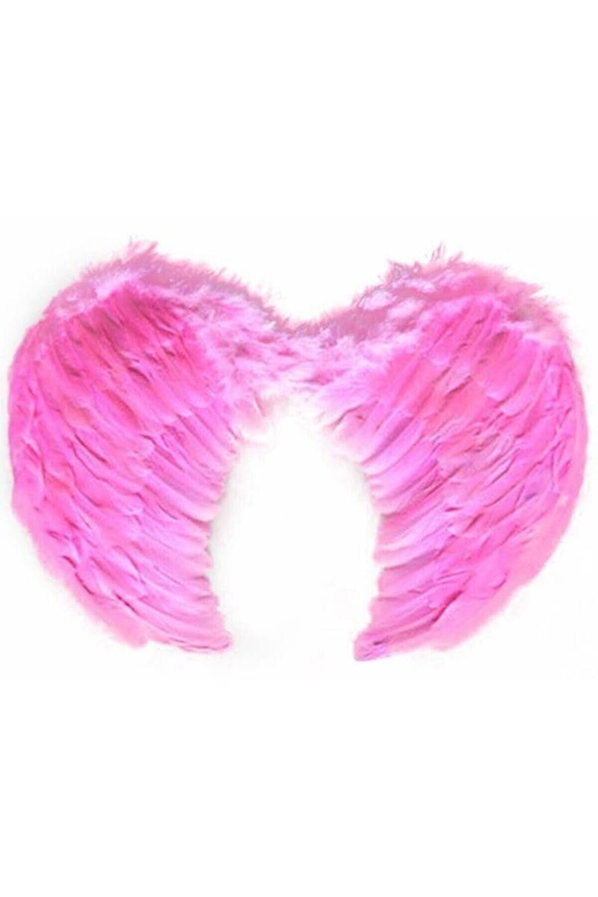 Pembe Renkli̇ Orta Boy Çocuk Melek Kanadı 40X60 Cm Tdrtr