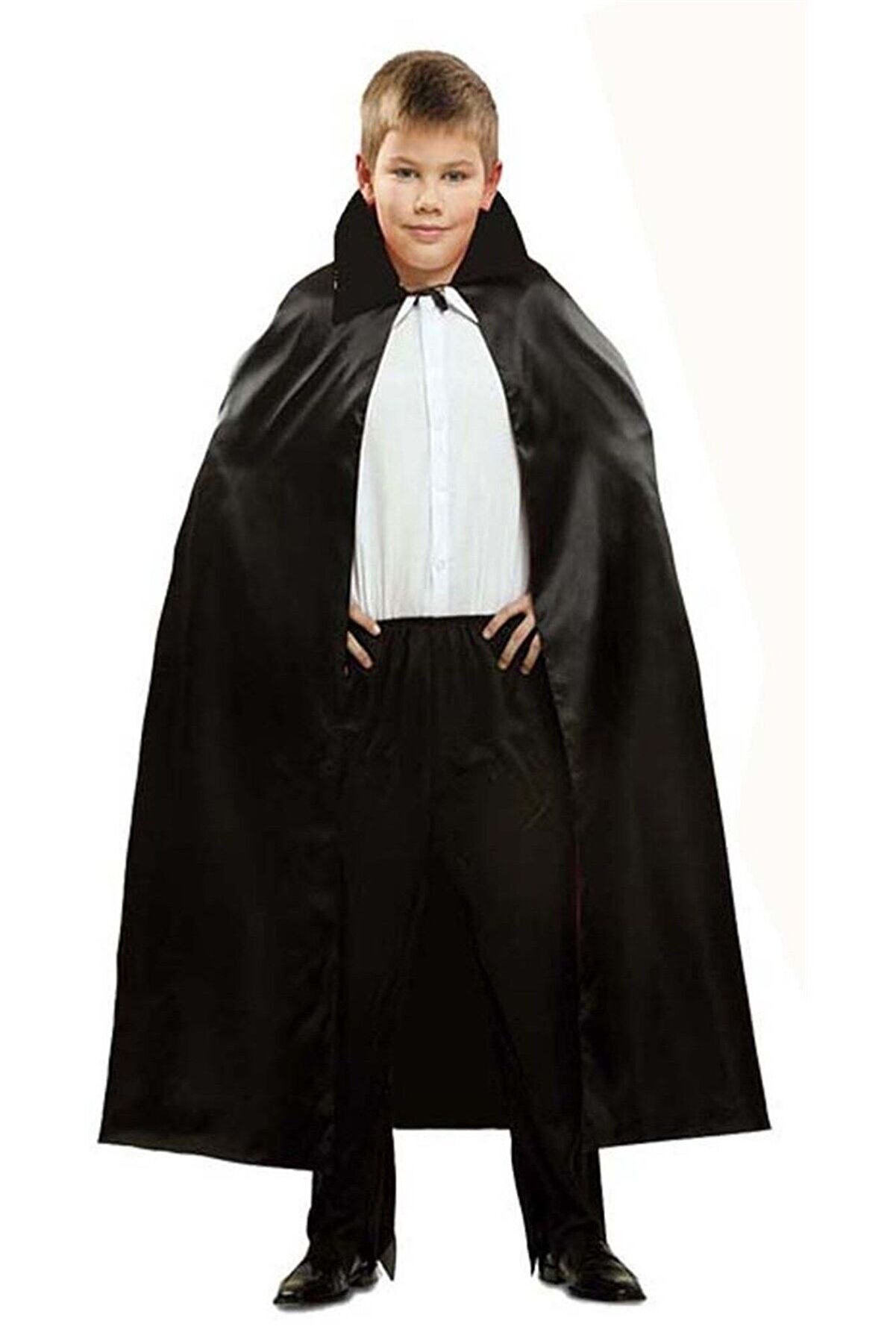 Si̇yah Renk Yakalı Halloween Peleri̇ni̇ 90 Cm Tdrtr