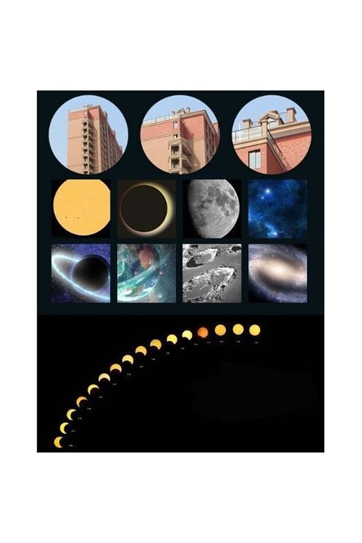 7X Büyüteç 6 Led Işık Aydınlatma 50Mm Opti̇k Lens El Büyüteç Tdrtr