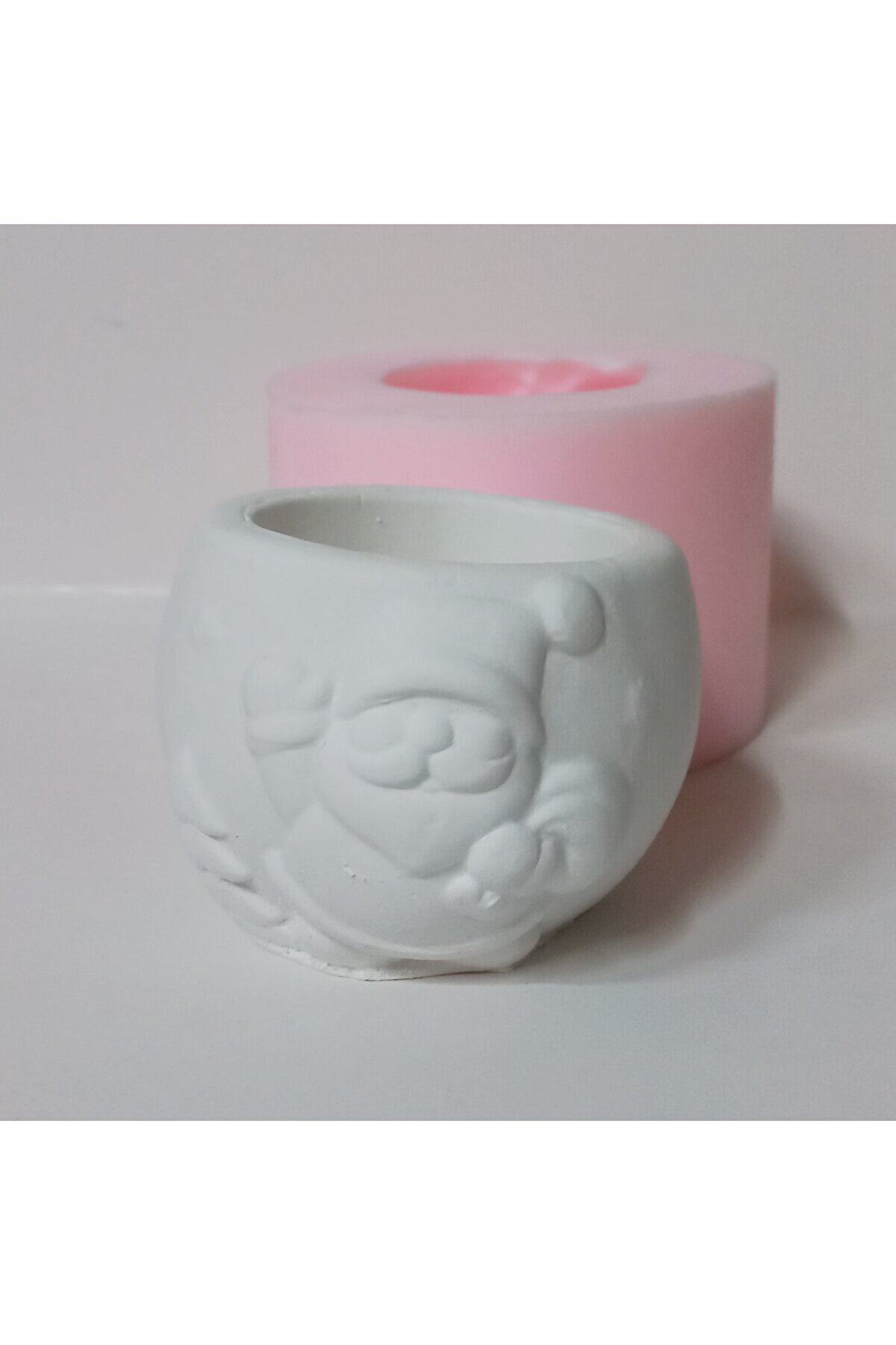 Kalıpcınızburada Kardan Adamlı Saksı Si̇li̇kon Kalıp - K7540