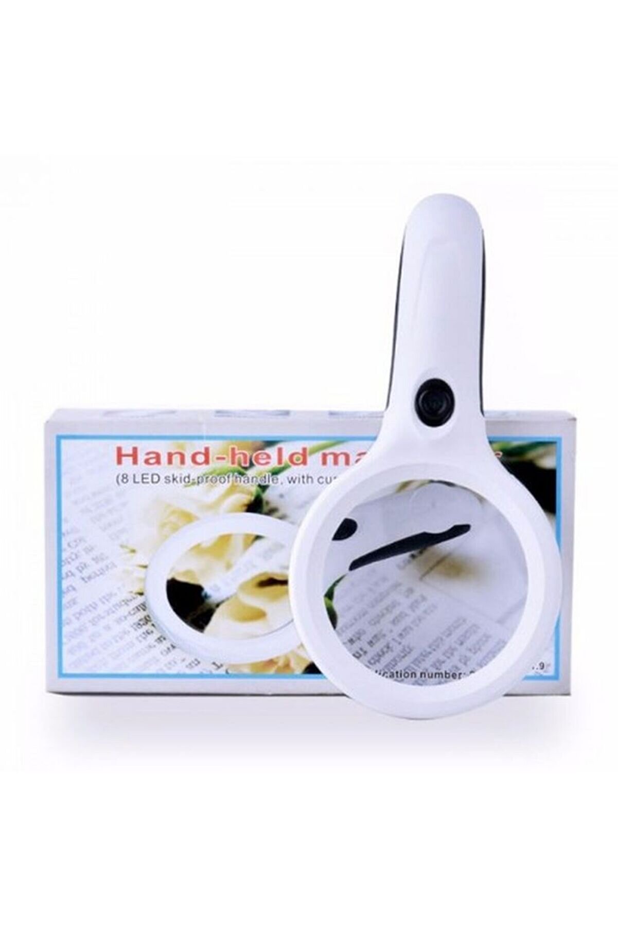 8 Ledli̇ 2.5X90Mm - 8X22Mm El Büyüteç Takı Okuma Para Kontrol Içi̇n Tdrtr