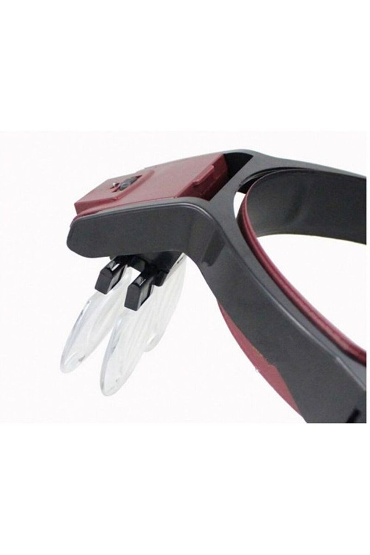 Lens Takmalı 4 Lens Led Lambalı Şapka Ti̇p Büyüteç Tdrtr